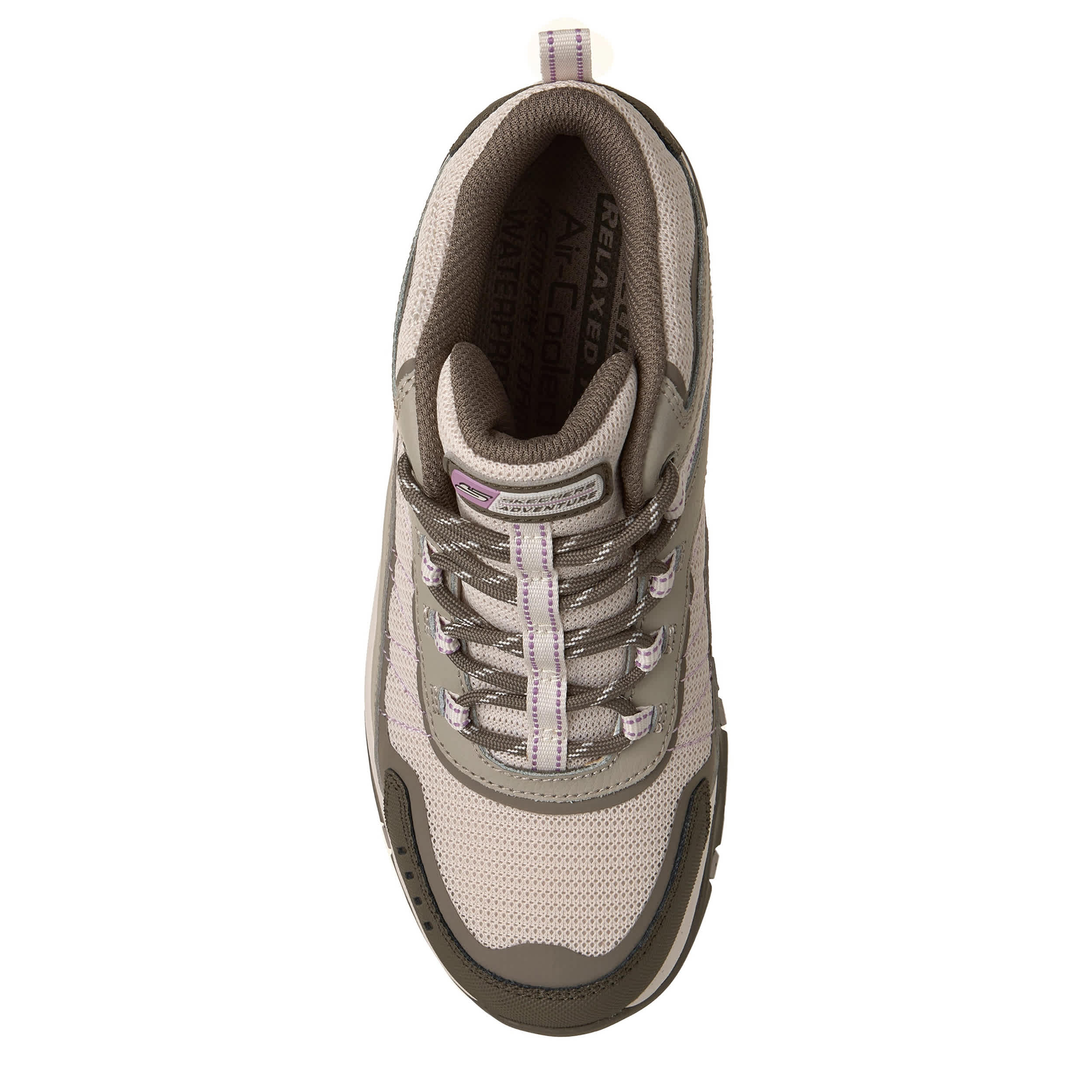 SKECHERS-WOMENS TREGO ASHAWAY HIKING BOOT-TAUPE & 