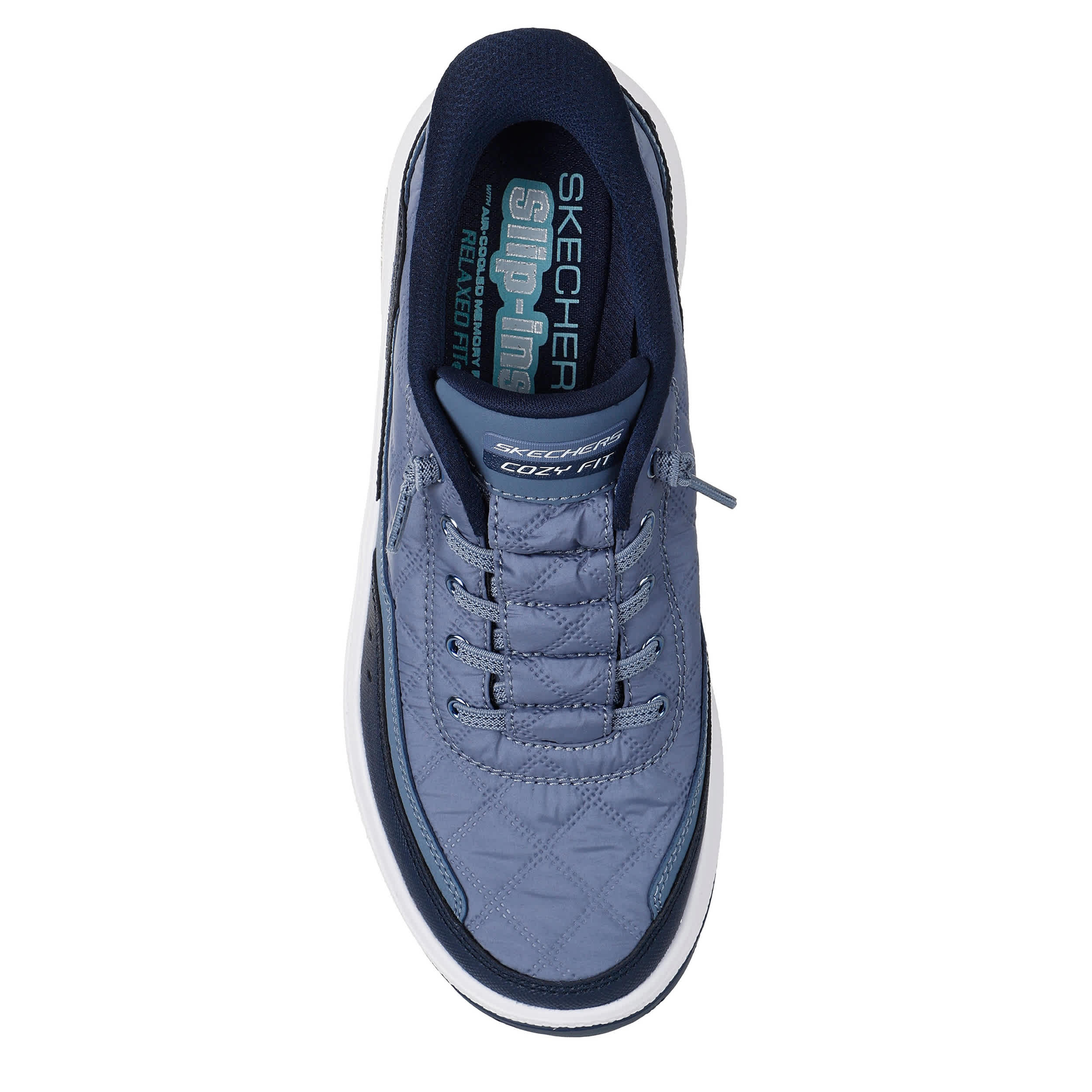 SKECHERS-WOMENS URBAN EXPLORE SLIP-INS HIKING BOOT-BLUE & 