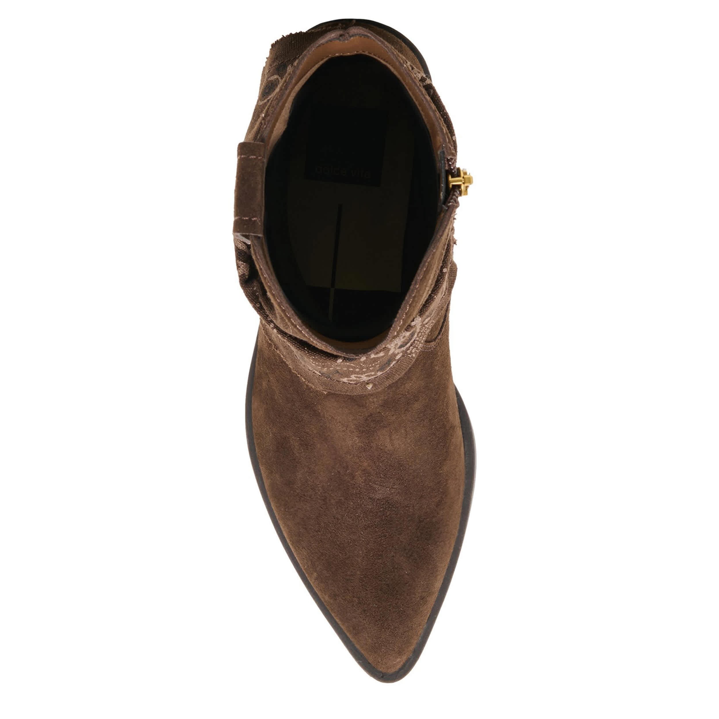 DOLCE VITA-WOMENS MARTY BOOTIE-CHOCOLATE & 