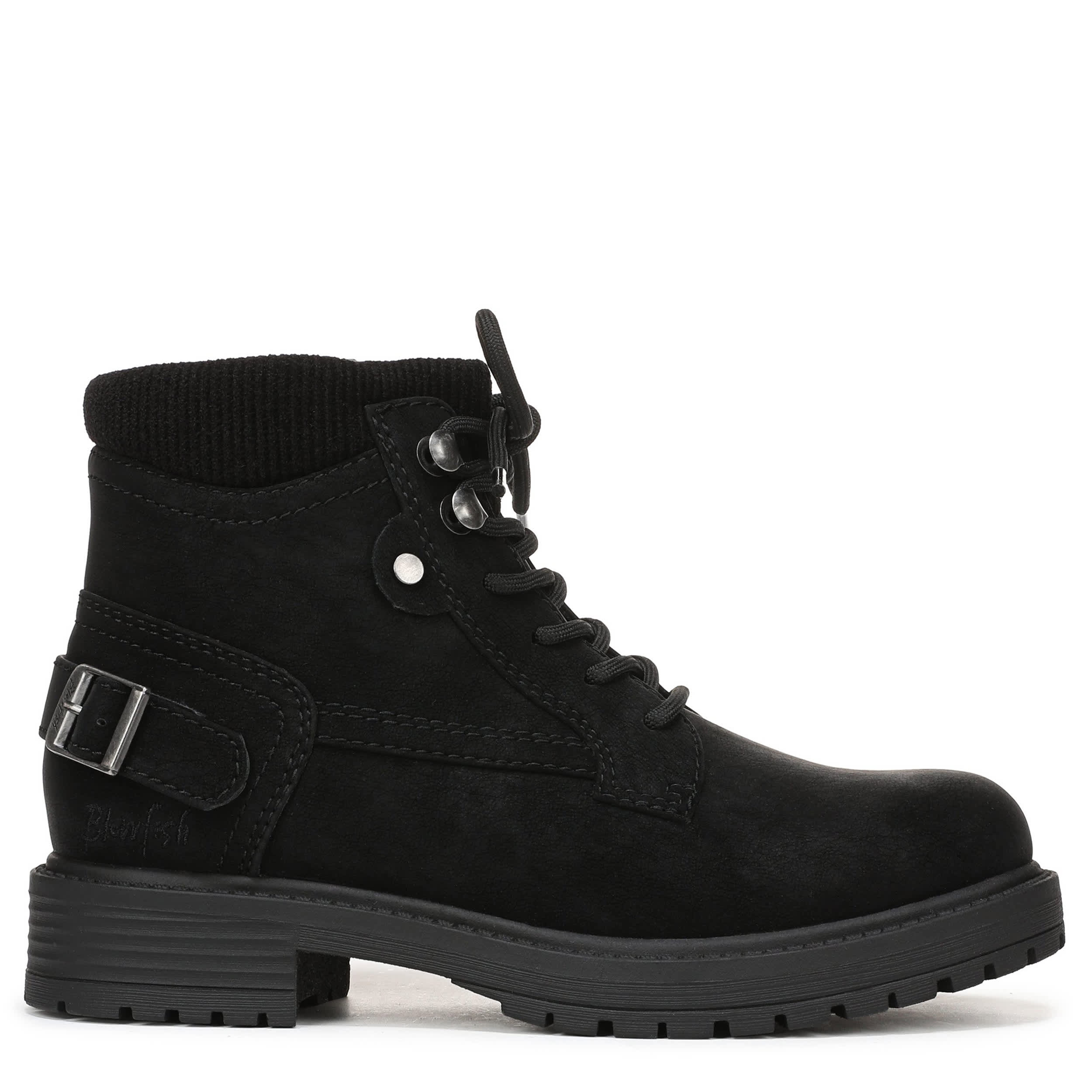 BLOWFISH MALIBU-WOMENS ASTOR LACE UP BOOT-BLACK & 
