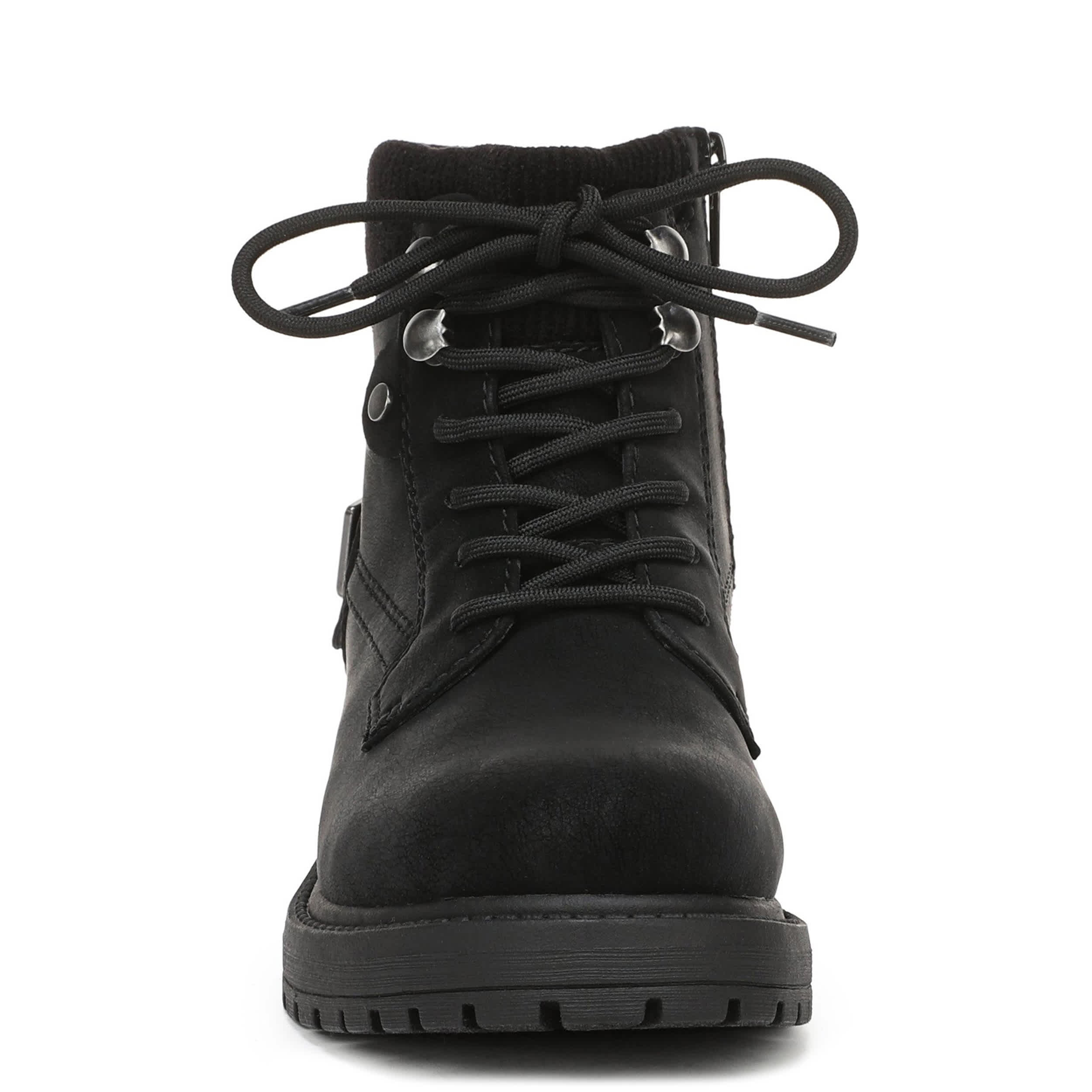 BLOWFISH MALIBU-WOMENS ASTOR LACE UP BOOT-BLACK & 