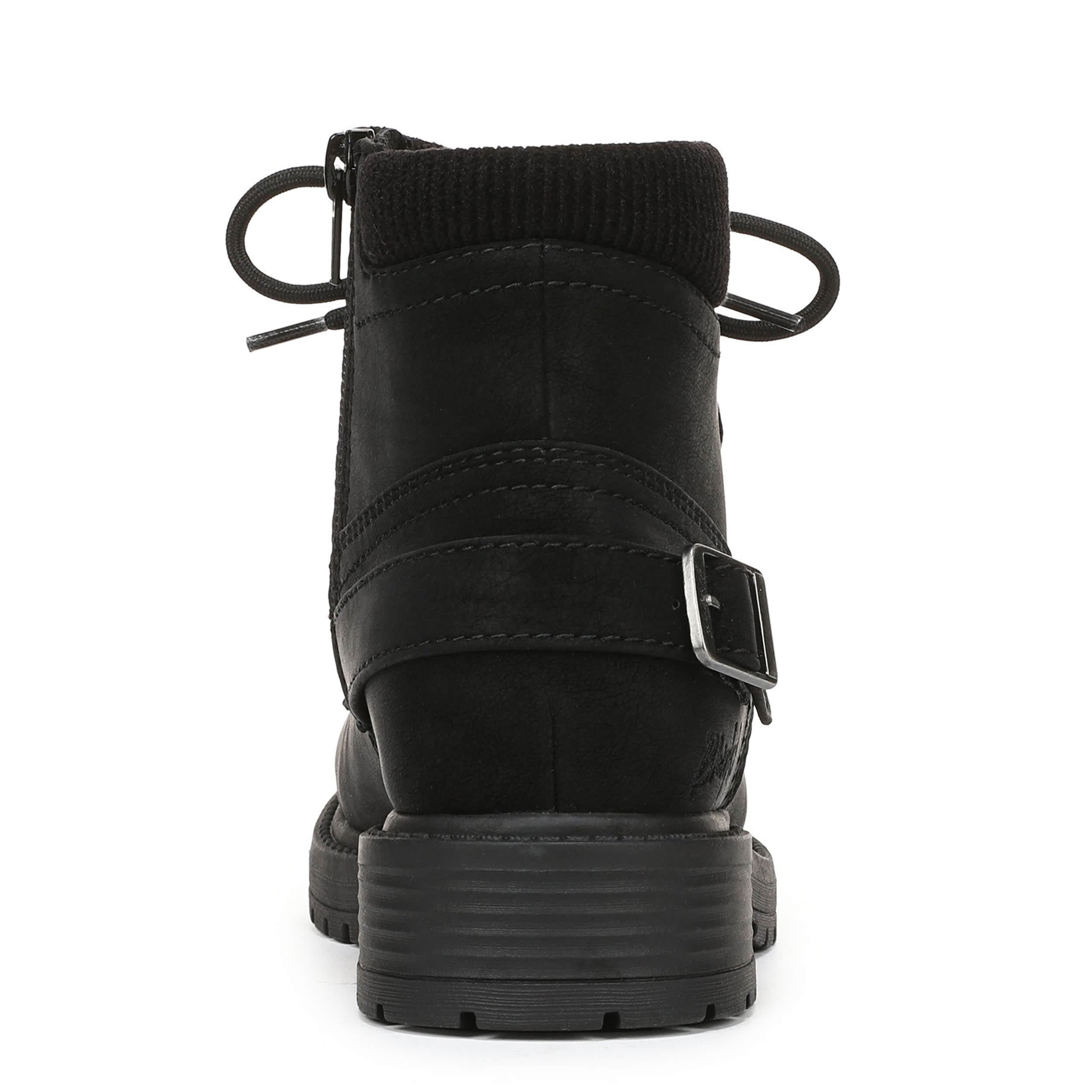 BLOWFISH MALIBU-WOMENS ASTOR LACE UP BOOT-BLACK & 
