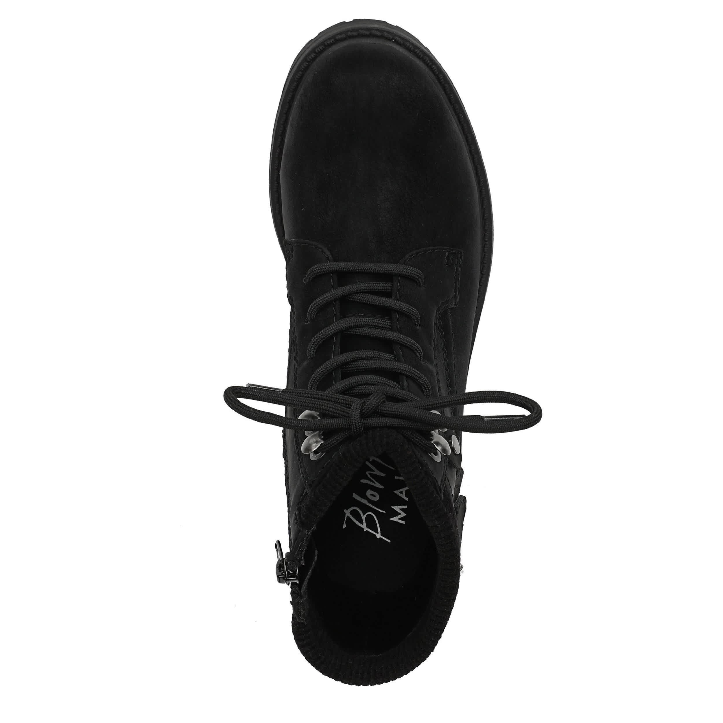 BLOWFISH MALIBU-WOMENS ASTOR LACE UP BOOT-BLACK & 