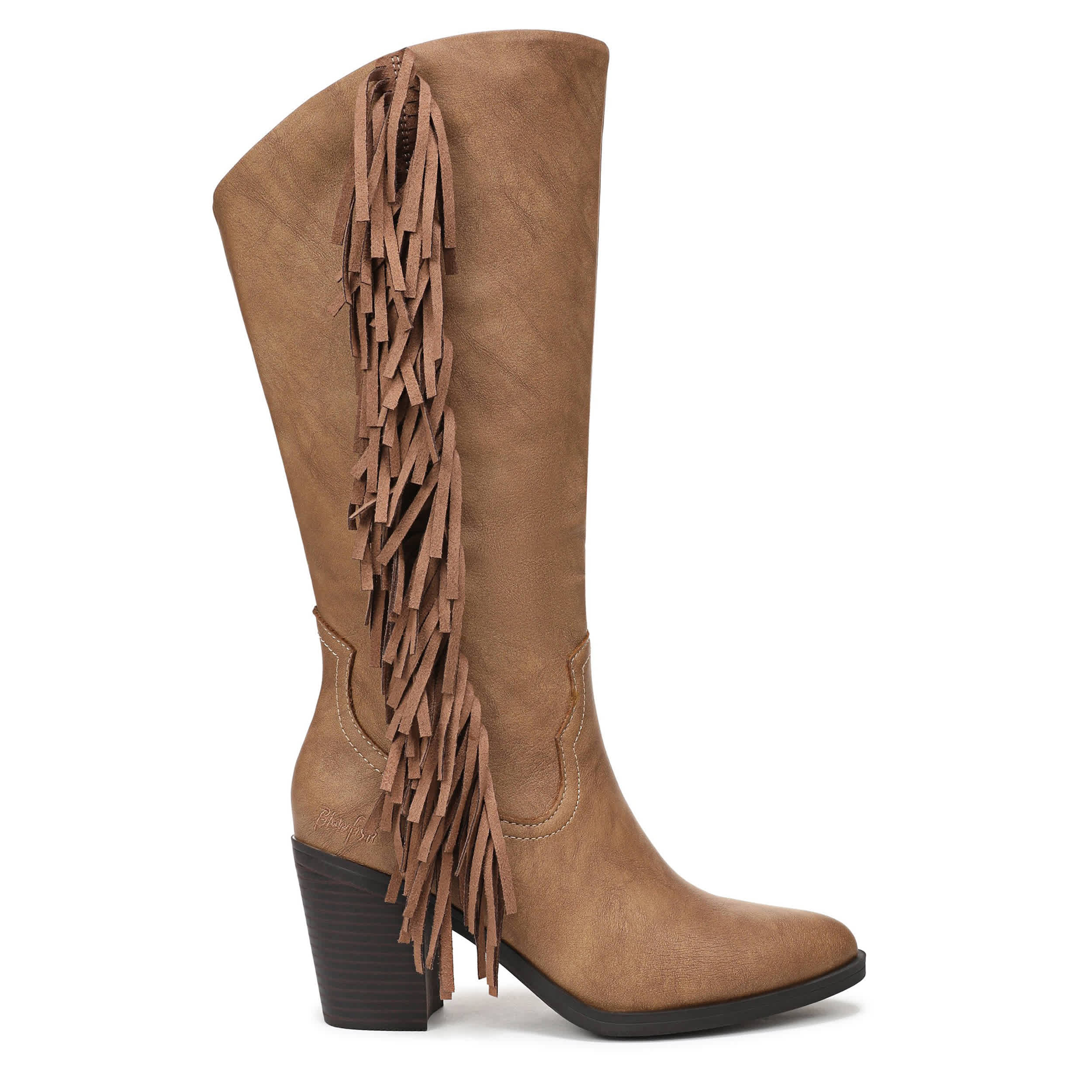 BLOWFISH MALIBU-WOMENS CRISS 2 TALL BOOTS-TAN & 