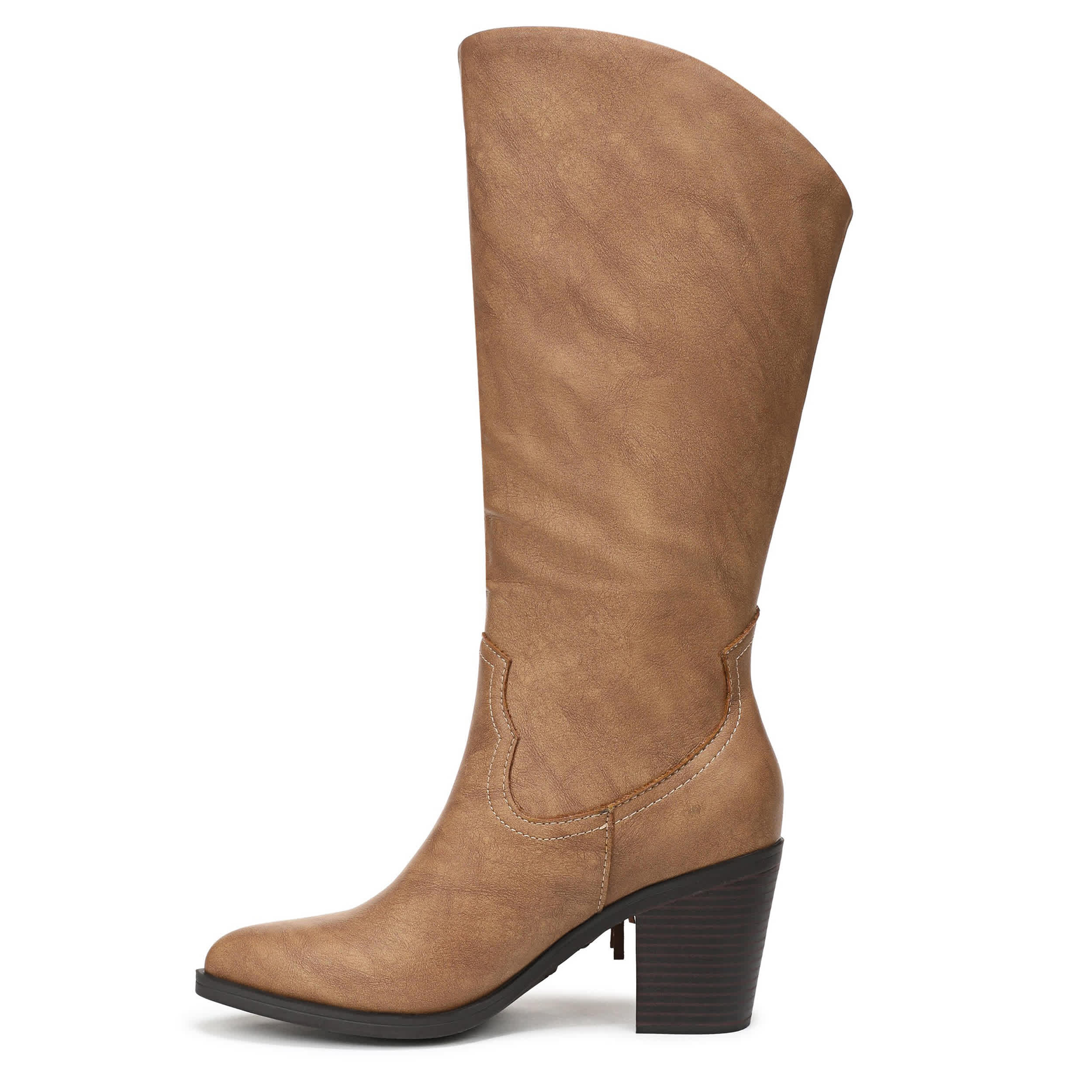 BLOWFISH MALIBU-WOMENS CRISS 2 TALL BOOTS-TAN & 
