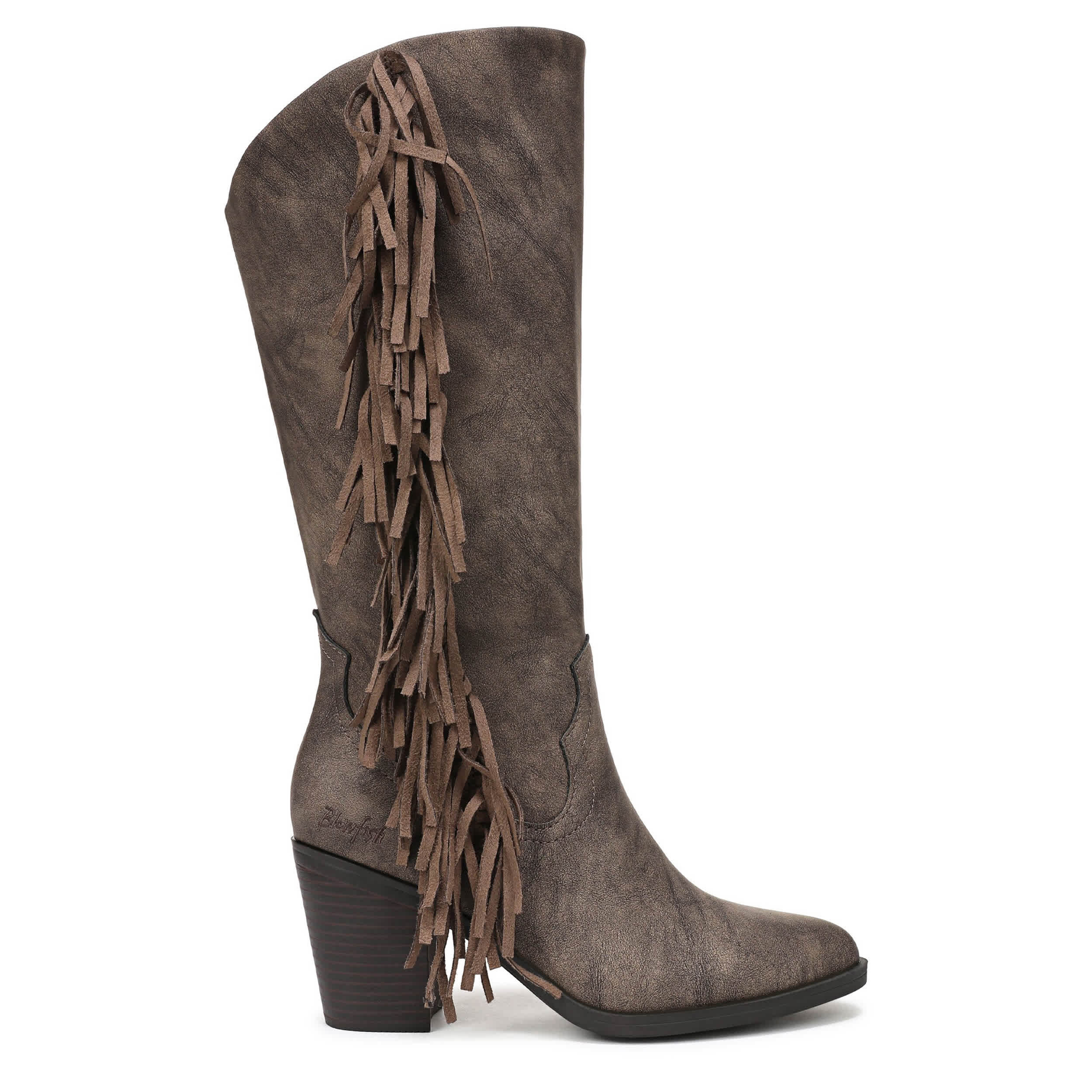BLOWFISH MALIBU-WOMENS CRISS 2 TALL BOOTS-CHOCOLATE & 