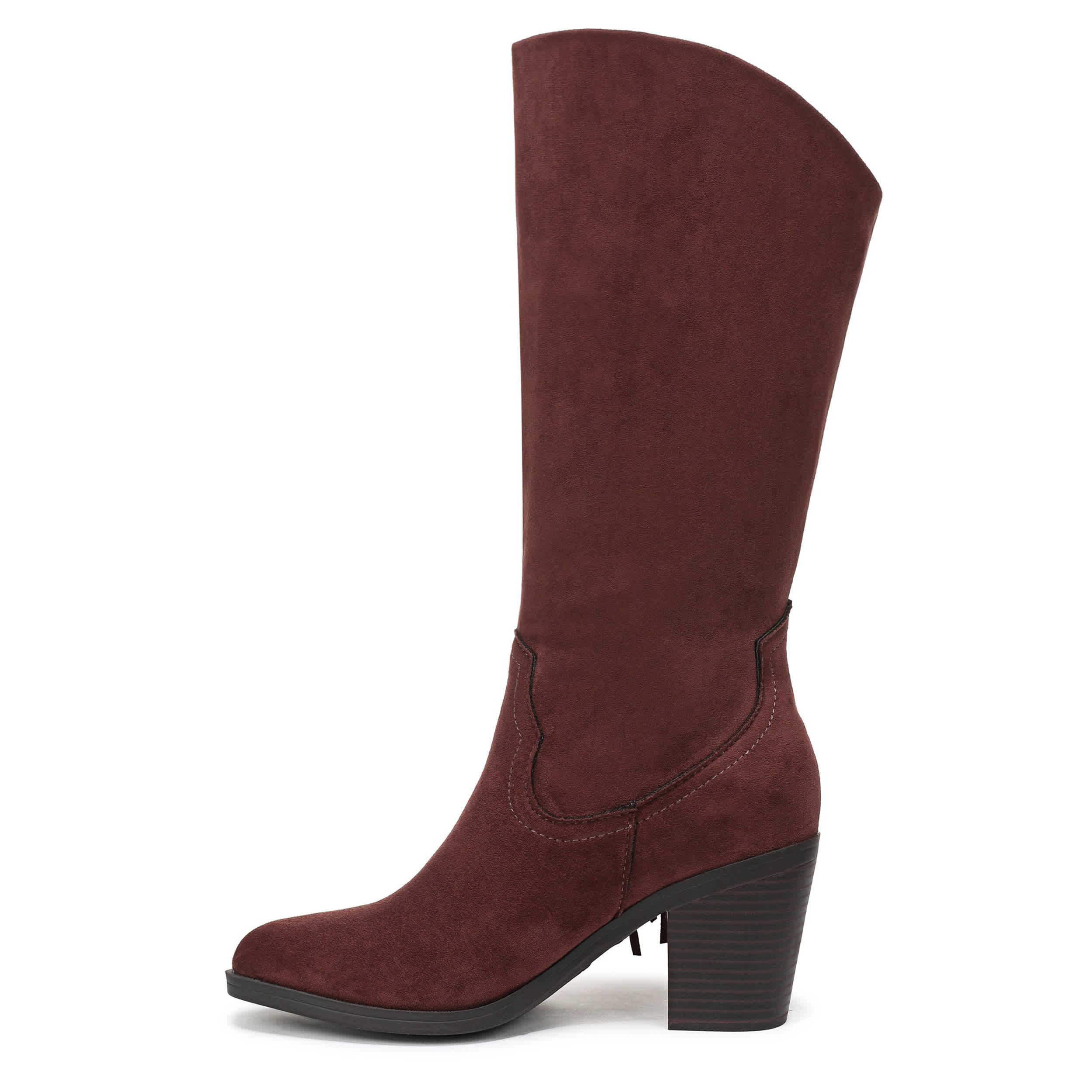 BLOWFISH MALIBU-WOMENS CRISS 2 TALL BOOTS-WINE & 
