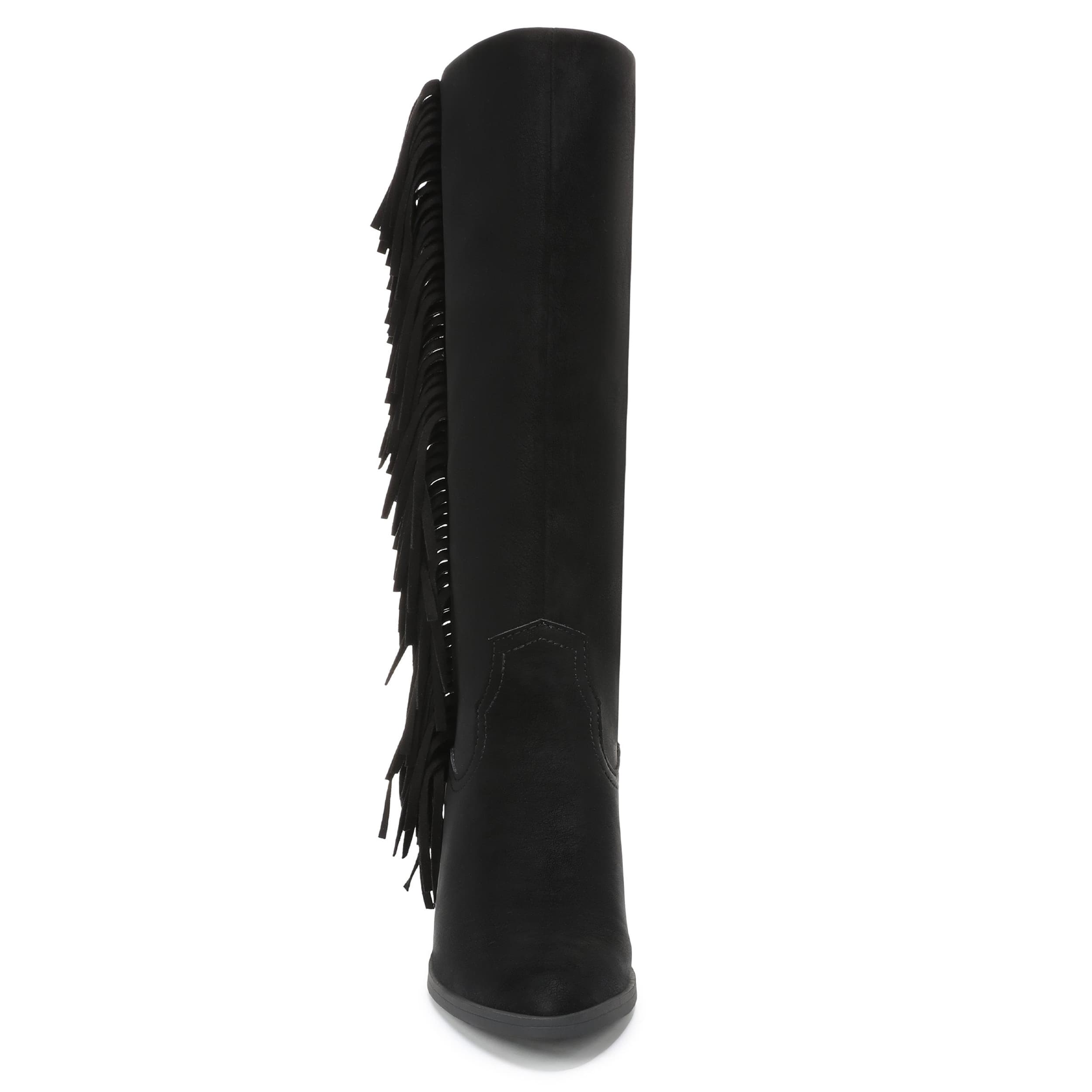 BLOWFISH MALIBU-WOMENS CRISS 2 TALL BOOTS-BLACK & 