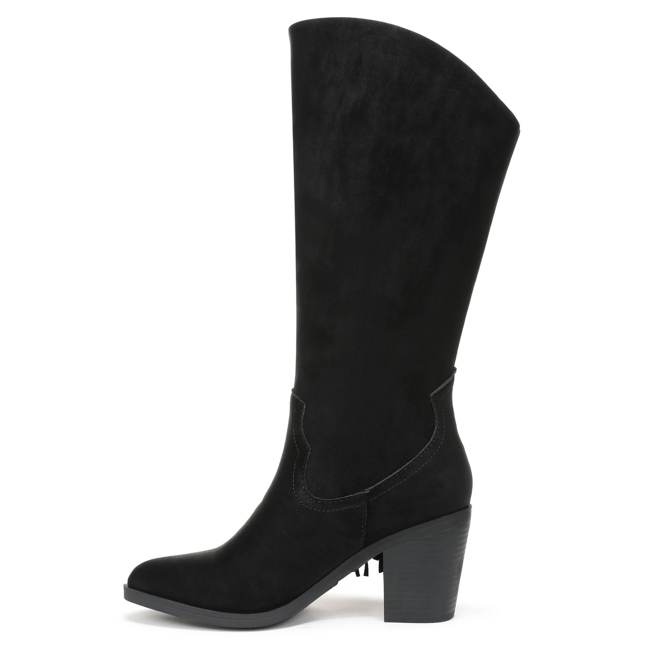 BLOWFISH MALIBU-WOMENS CRISS 2 TALL BOOTS-BLACK & 