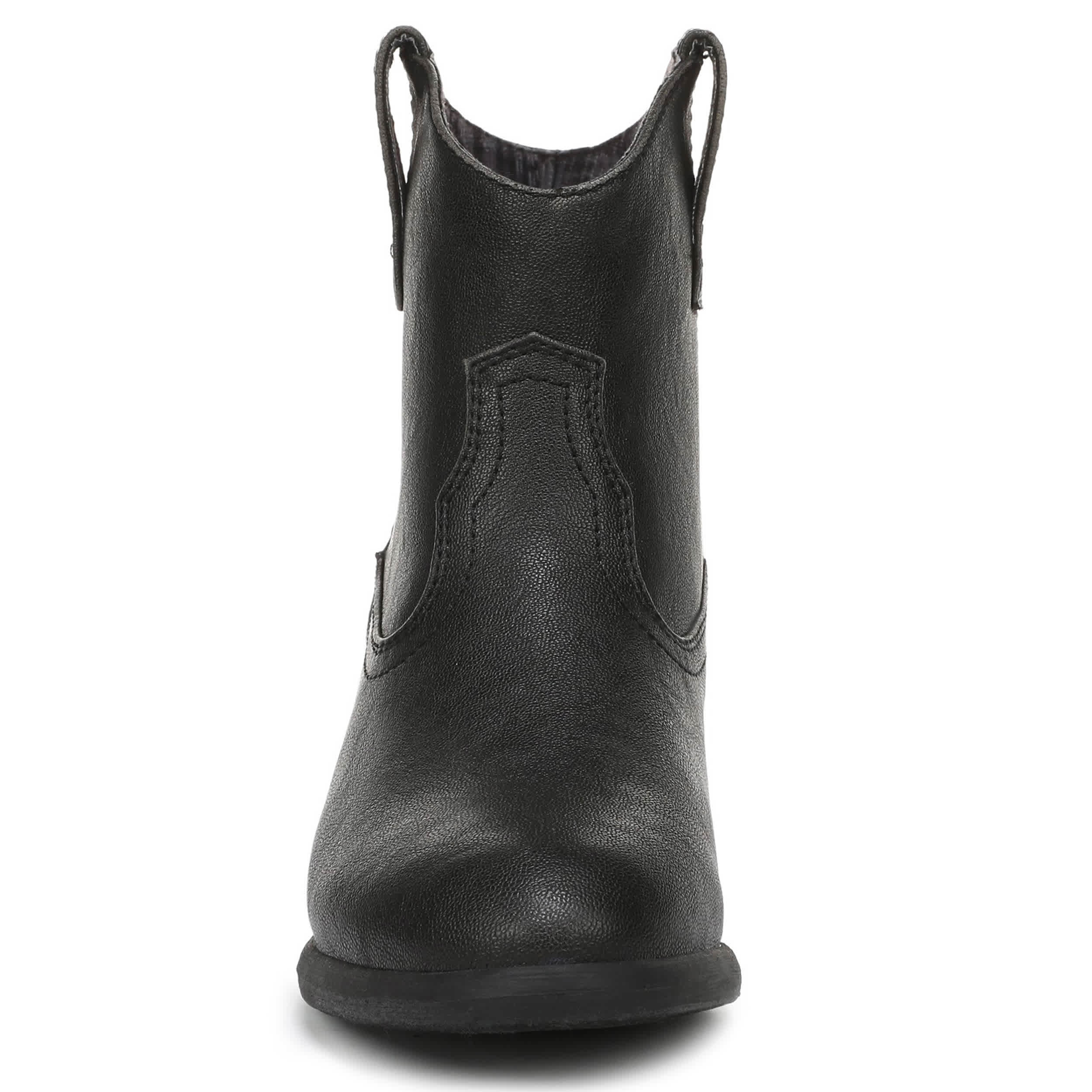 BLOWFISH MALIBU-WOMENS SOUTHWEST WESTERN ANKLE BOOT-BLACK & 
