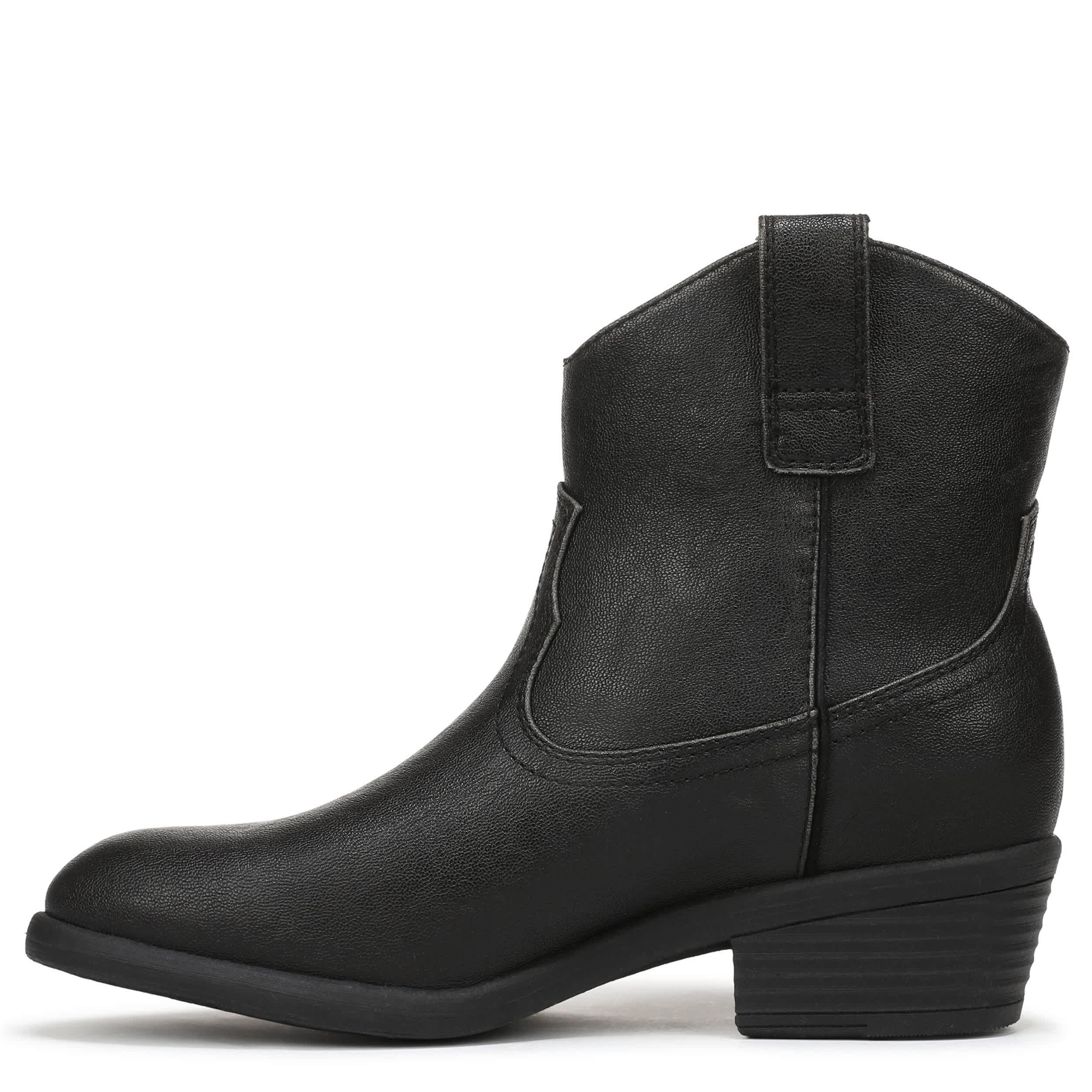 BLOWFISH MALIBU-WOMENS SOUTHWEST WESTERN ANKLE BOOT-BLACK & 