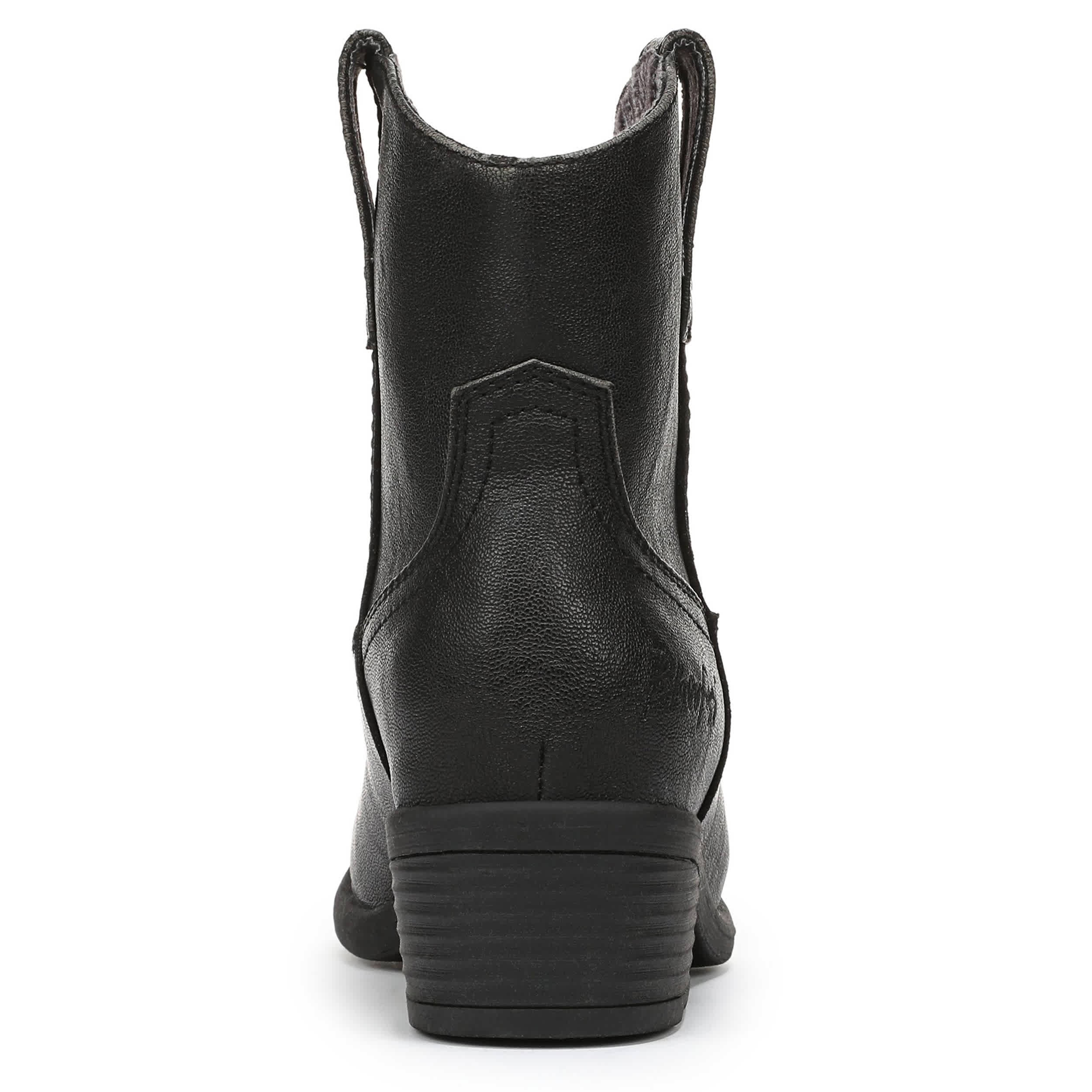 BLOWFISH MALIBU-WOMENS SOUTHWEST WESTERN ANKLE BOOT-BLACK & 