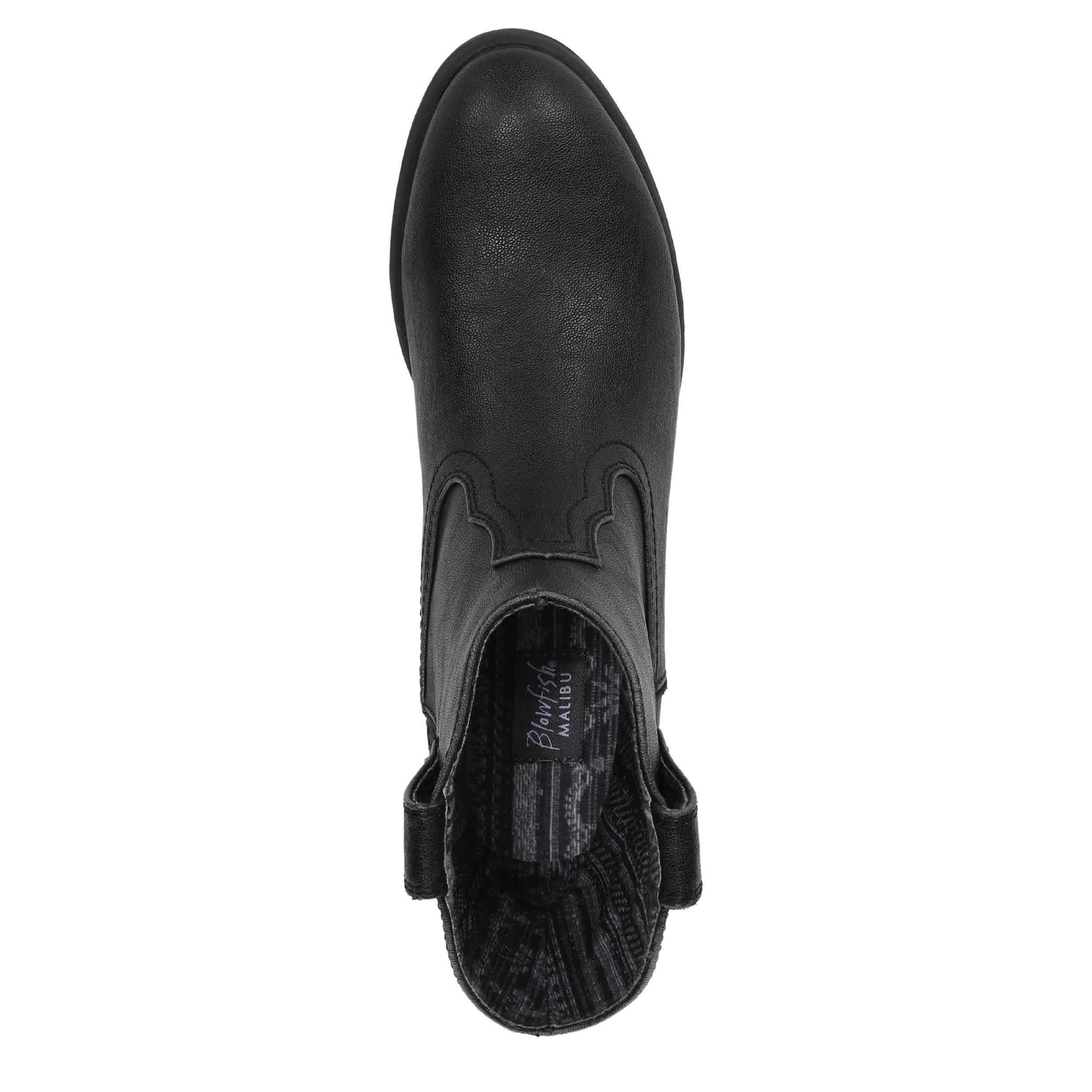 BLOWFISH MALIBU-WOMENS SOUTHWEST WESTERN ANKLE BOOT-BLACK & 
