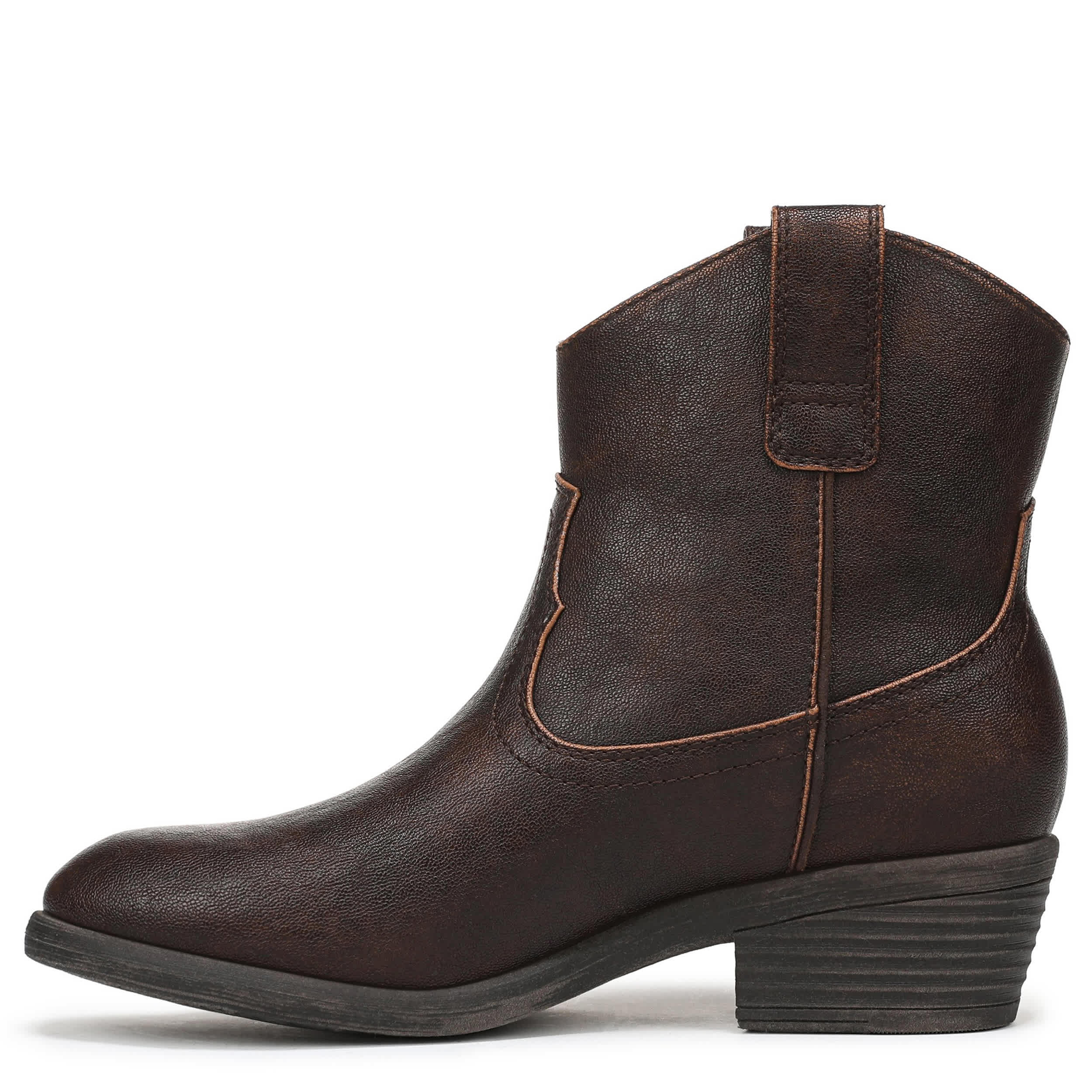 BLOWFISH MALIBU-WOMENS SOUTHWEST WESTERN ANKLE BOOT-BROWN & 
