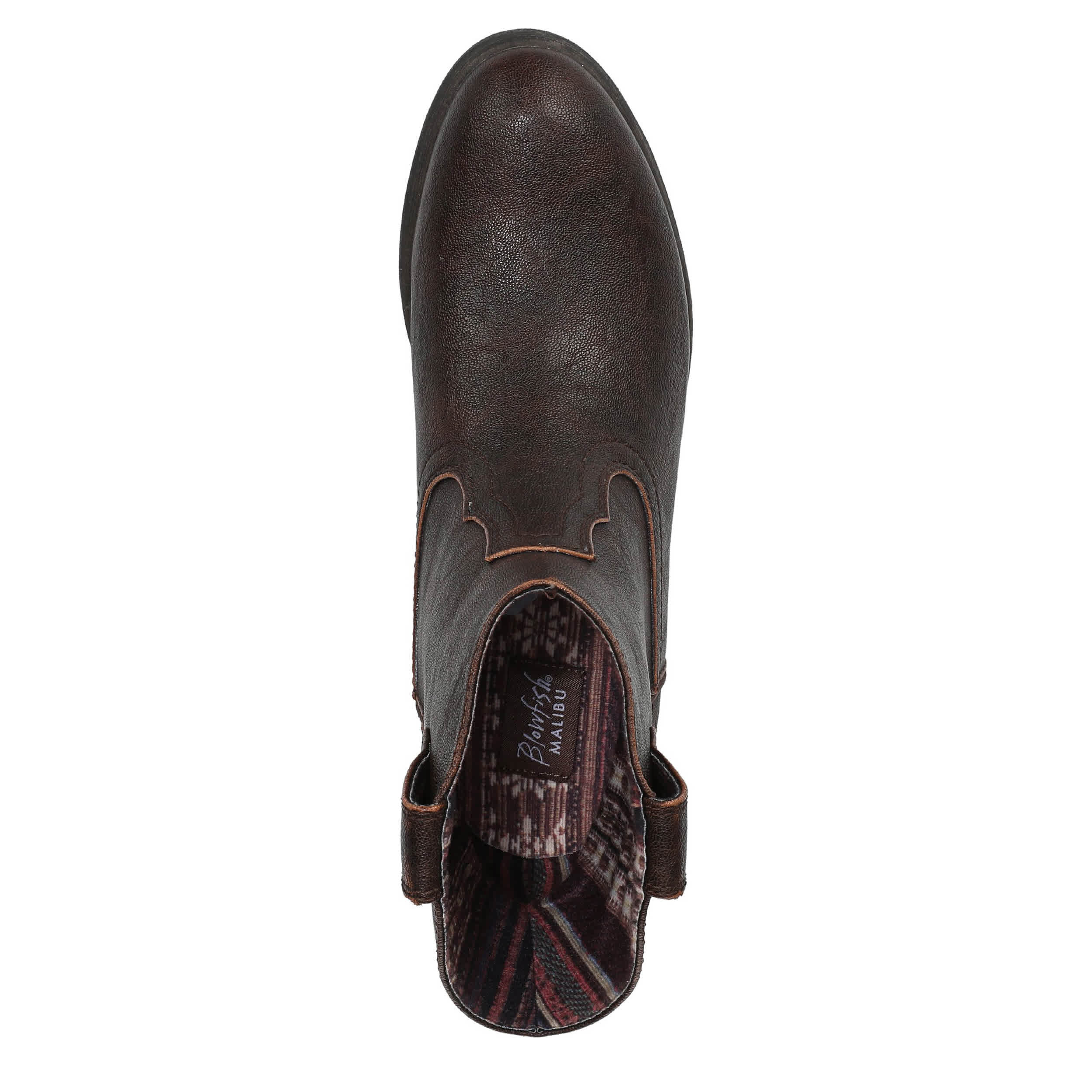 BLOWFISH MALIBU-WOMENS SOUTHWEST WESTERN ANKLE BOOT-BROWN & 