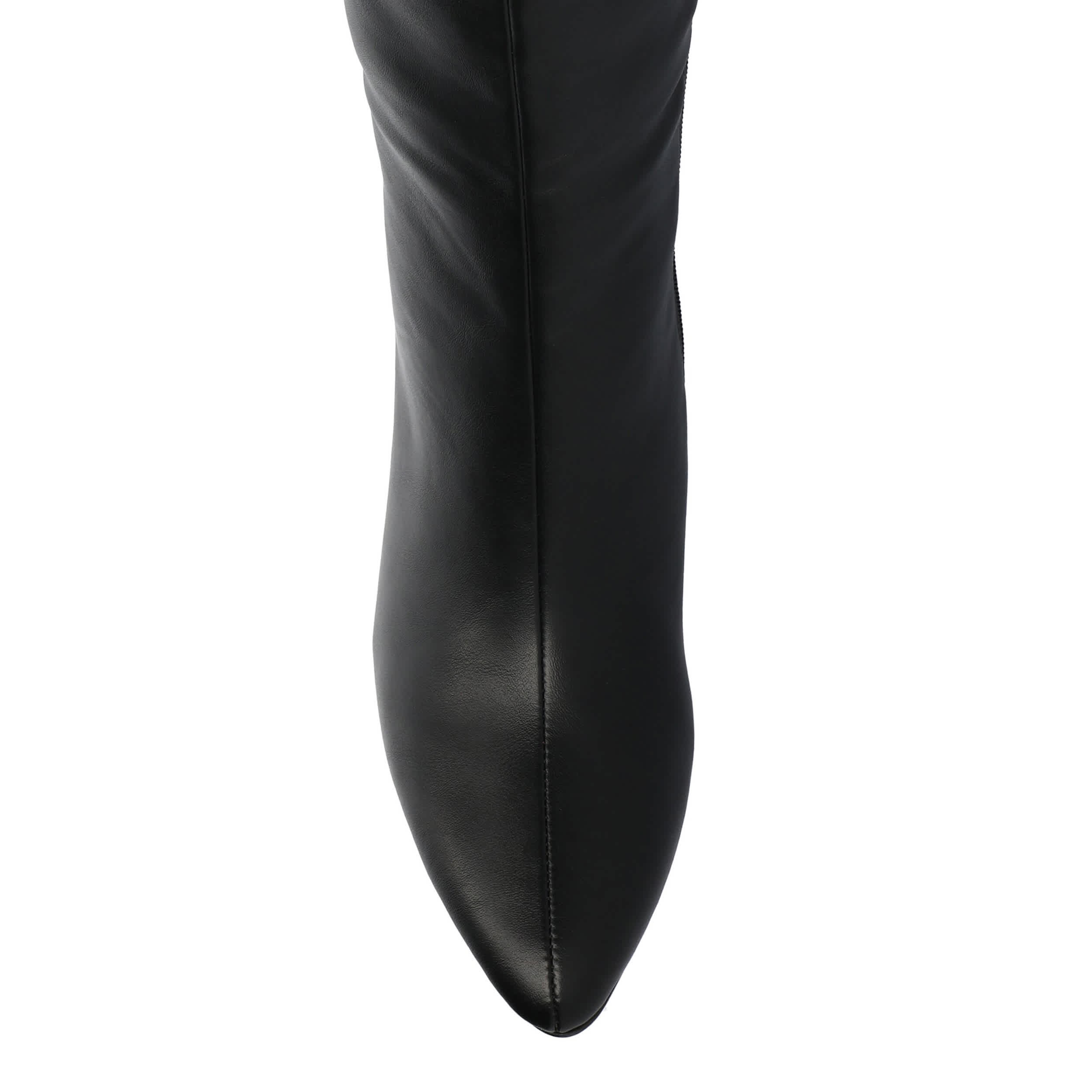 JOURNEE COLLECTION-WOMENS AMEYLIA BOOTS-BLACK & 