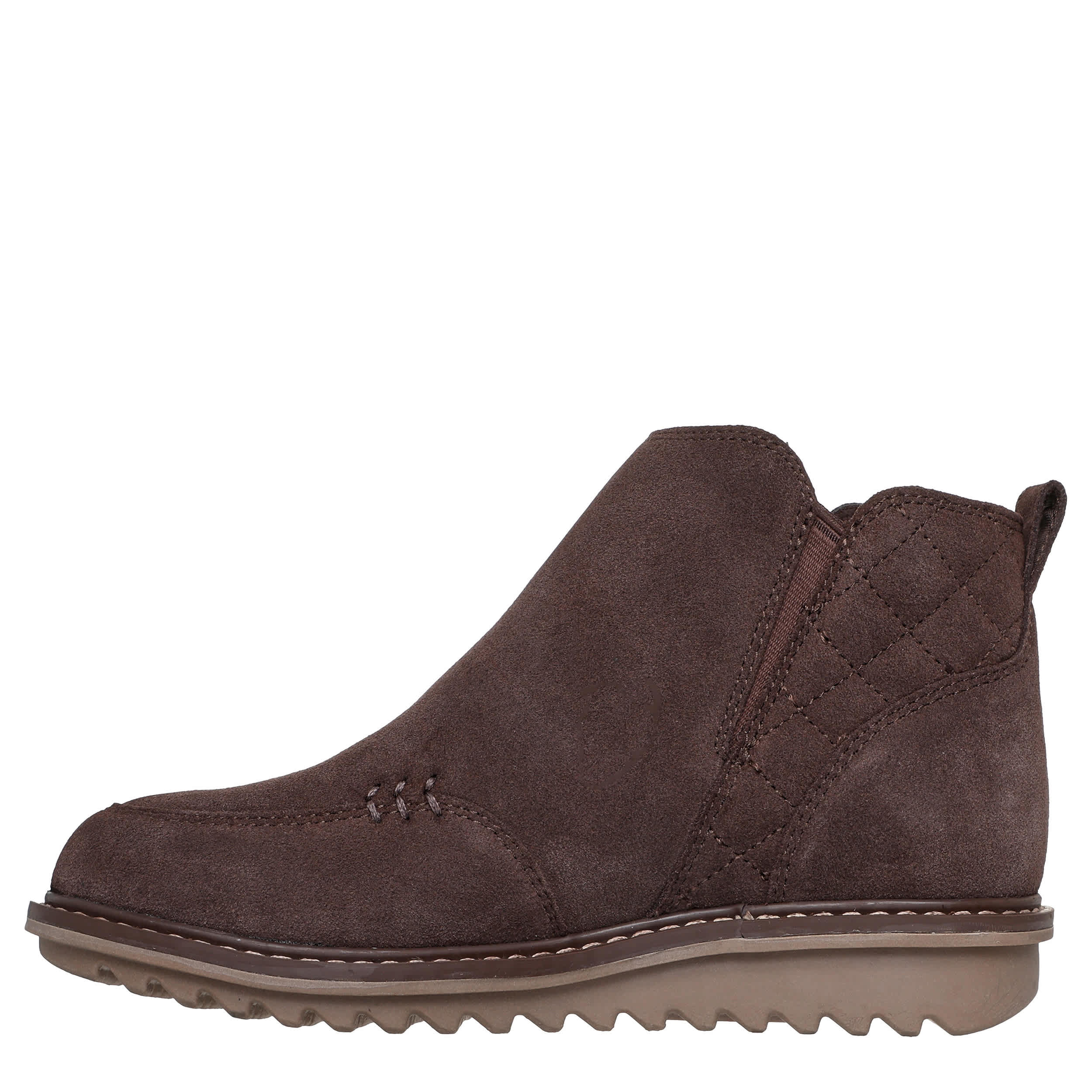 SKECHERS-WOMENS ARCH FIT MOJAVE - BOUNDLESS BLISS BOOT-CHOCOLATE & 