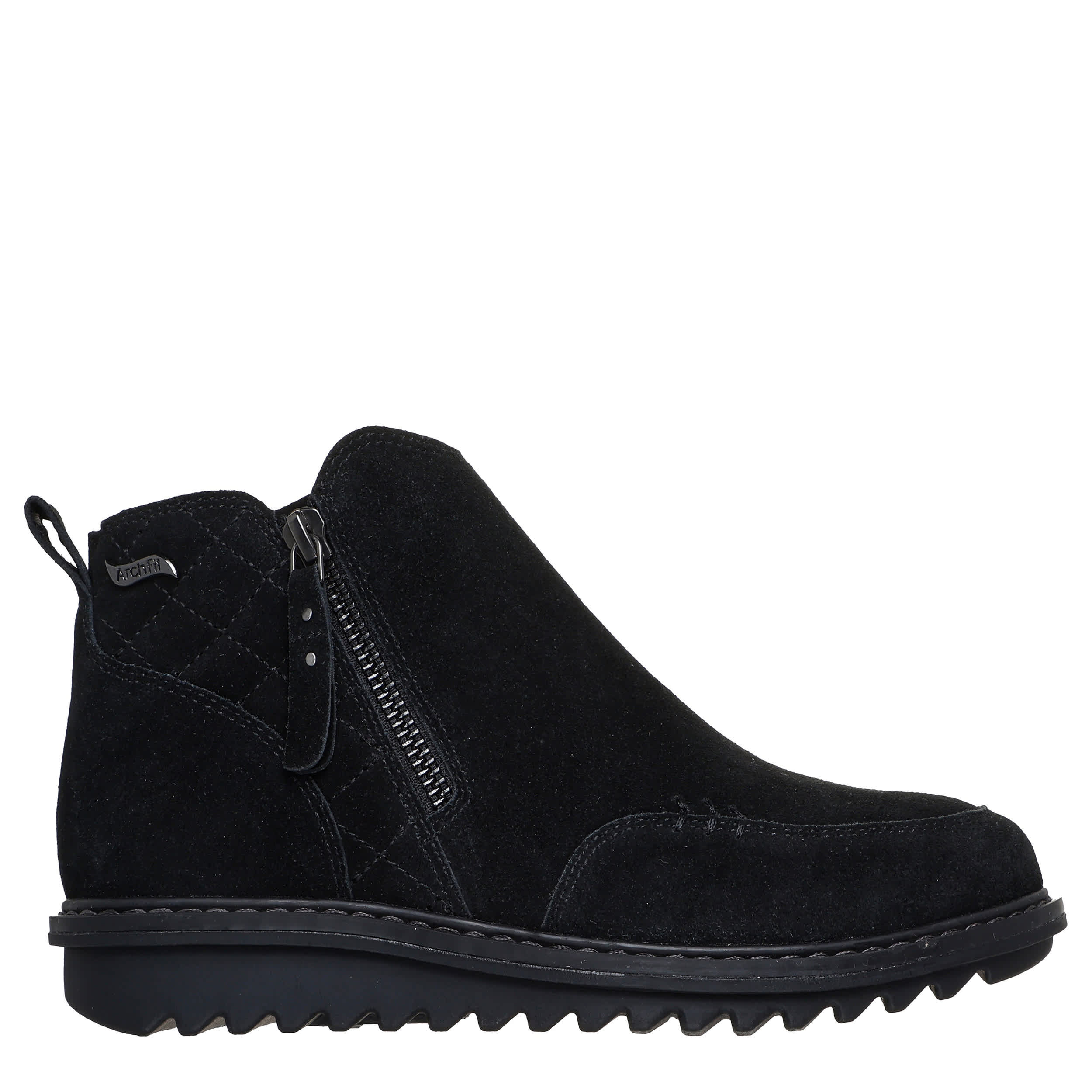 SKECHERS-WOMENS ARCH FIT MOJAVE - BOUNDLESS BLISS BOOT-BLACK & 
