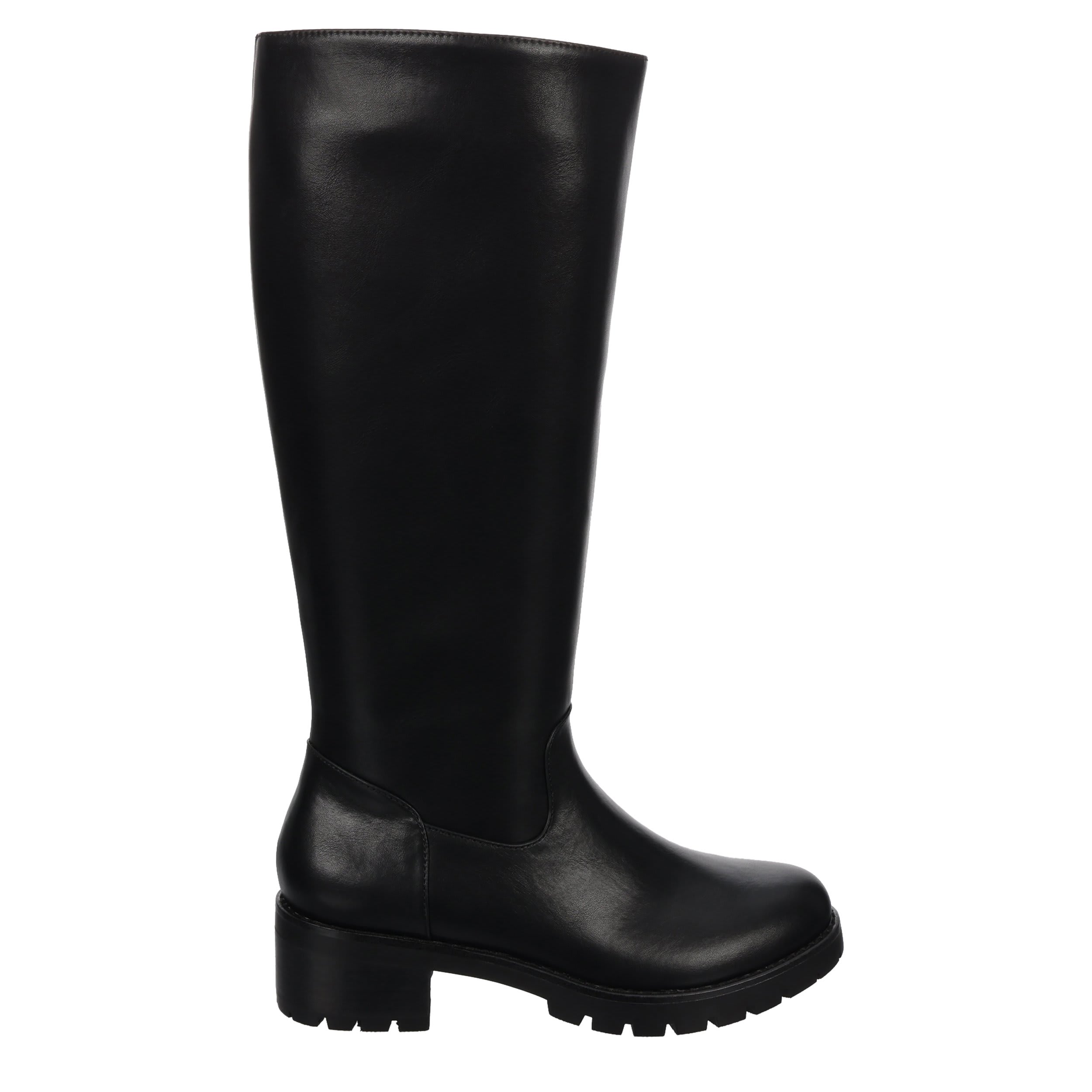 MICHAEL BY MICHAEL SHANNON-WOMENS MARCIE WIDE CALF TALL BOOT-BLACK & 