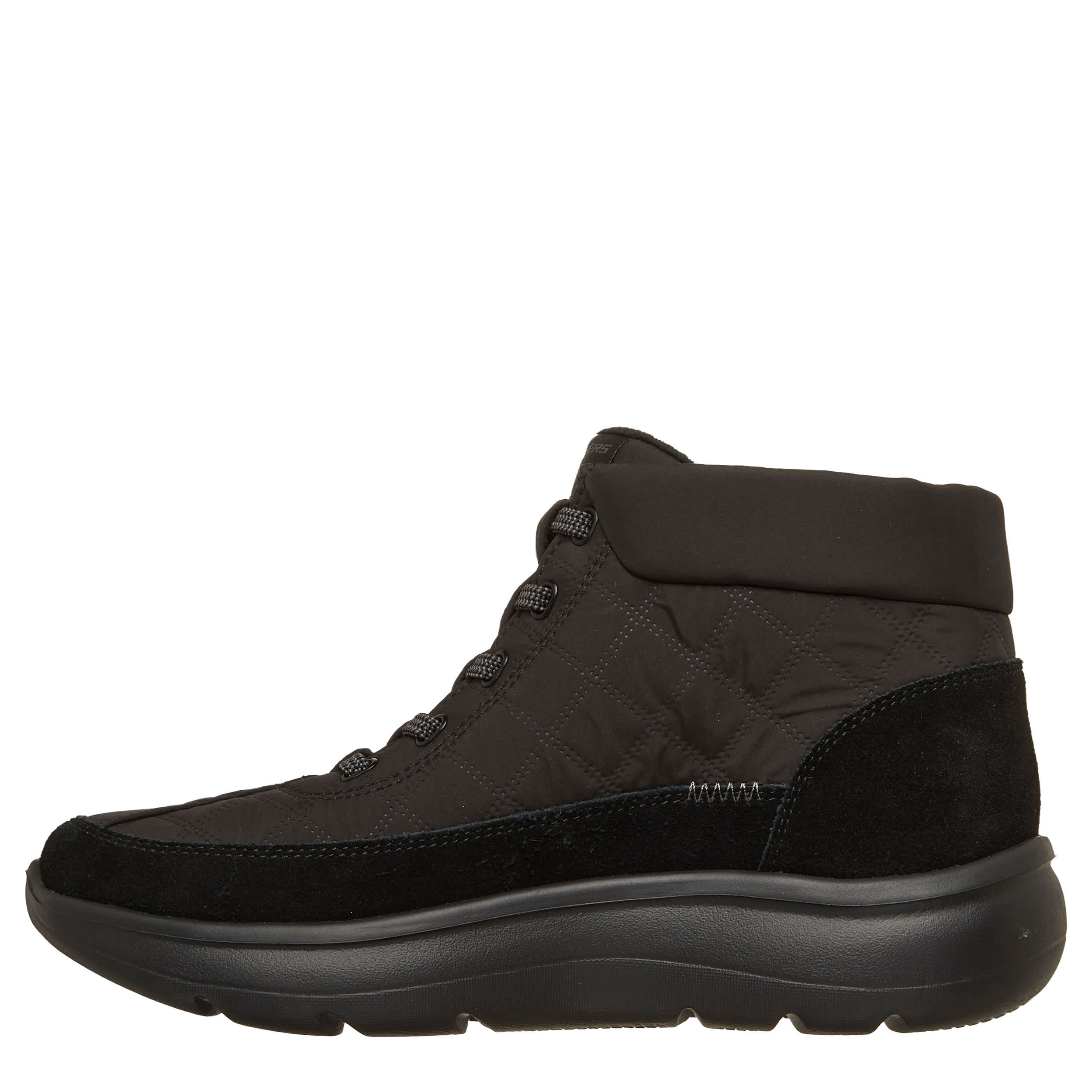 SKECHERS-WOMENS ENCORE COZY DAY-BLACK & 