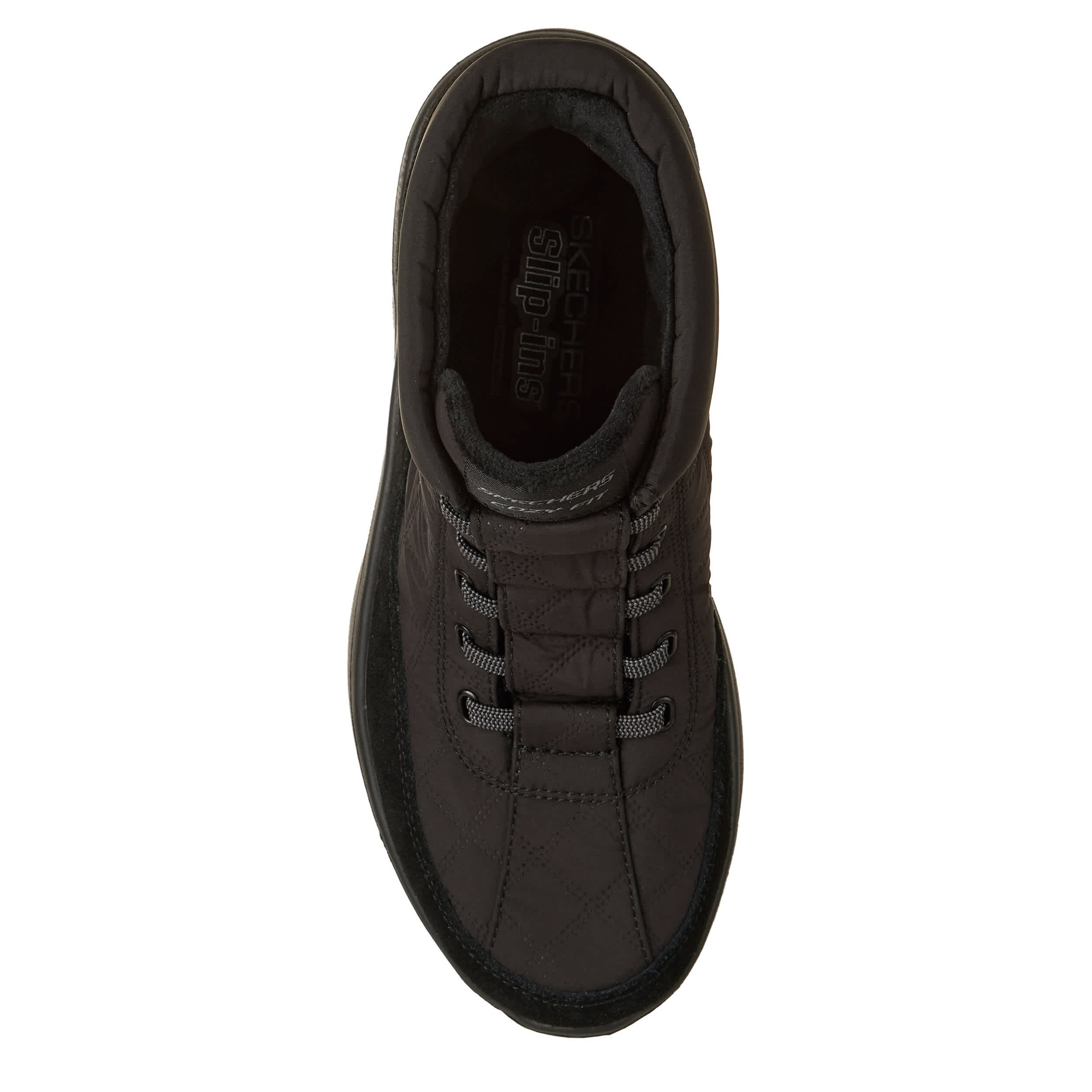 SKECHERS-WOMENS ENCORE COZY DAY-BLACK & 
