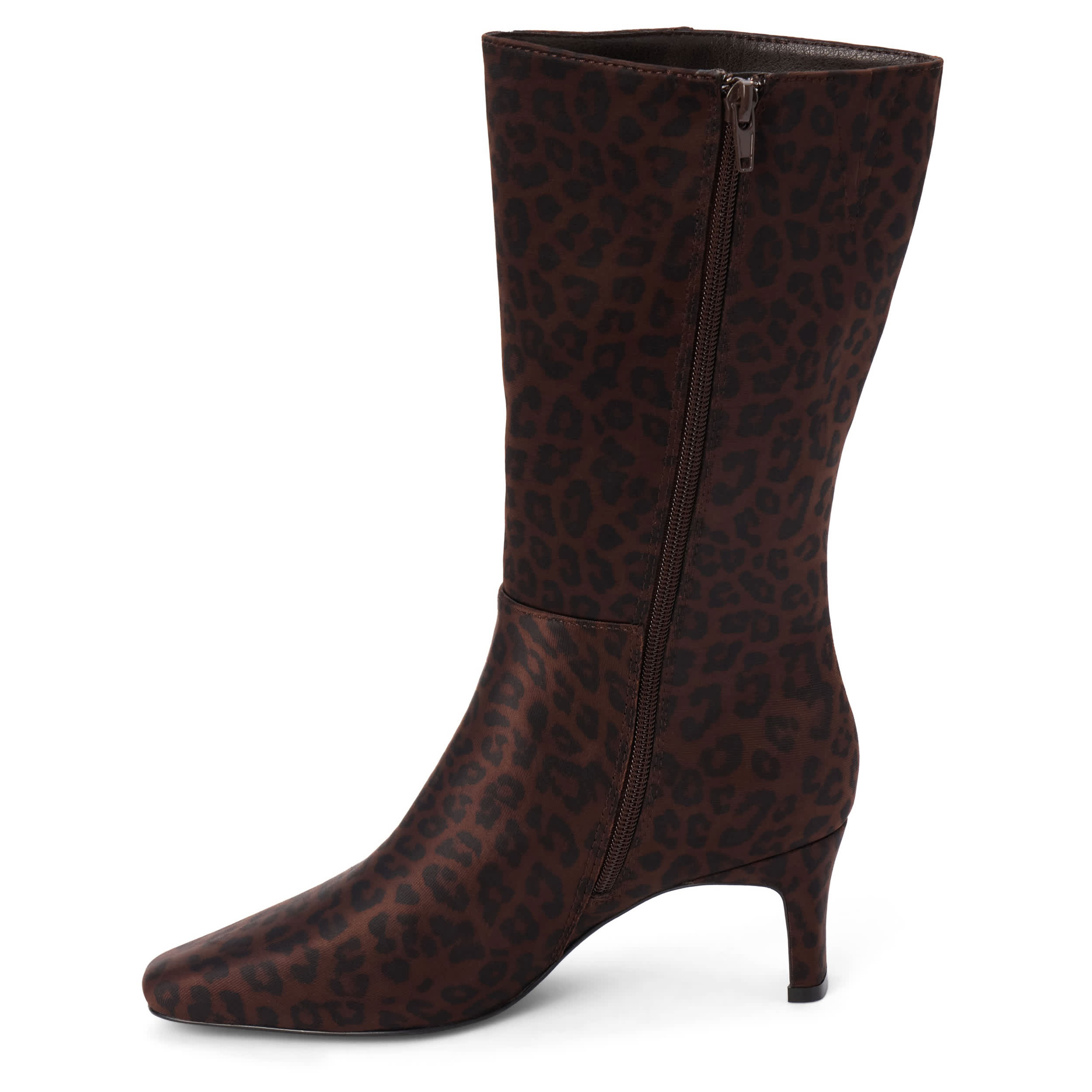 BEACH-WOMENS JENSEN DRESS BOOT-BROWN & LEOPARD