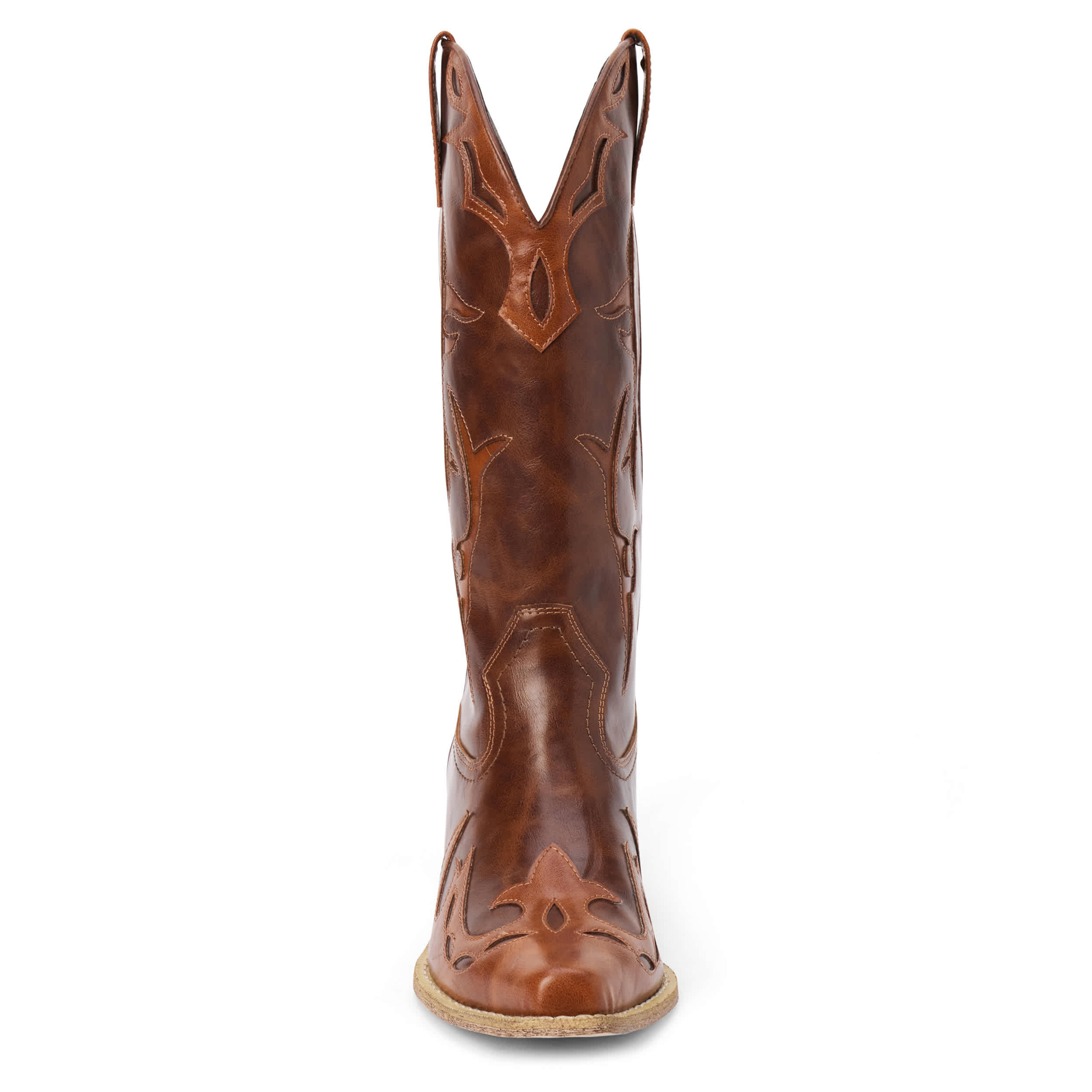 COCONUTS-WOMENS WYLIE WESTERN BOOT-BROWN & BRONZE