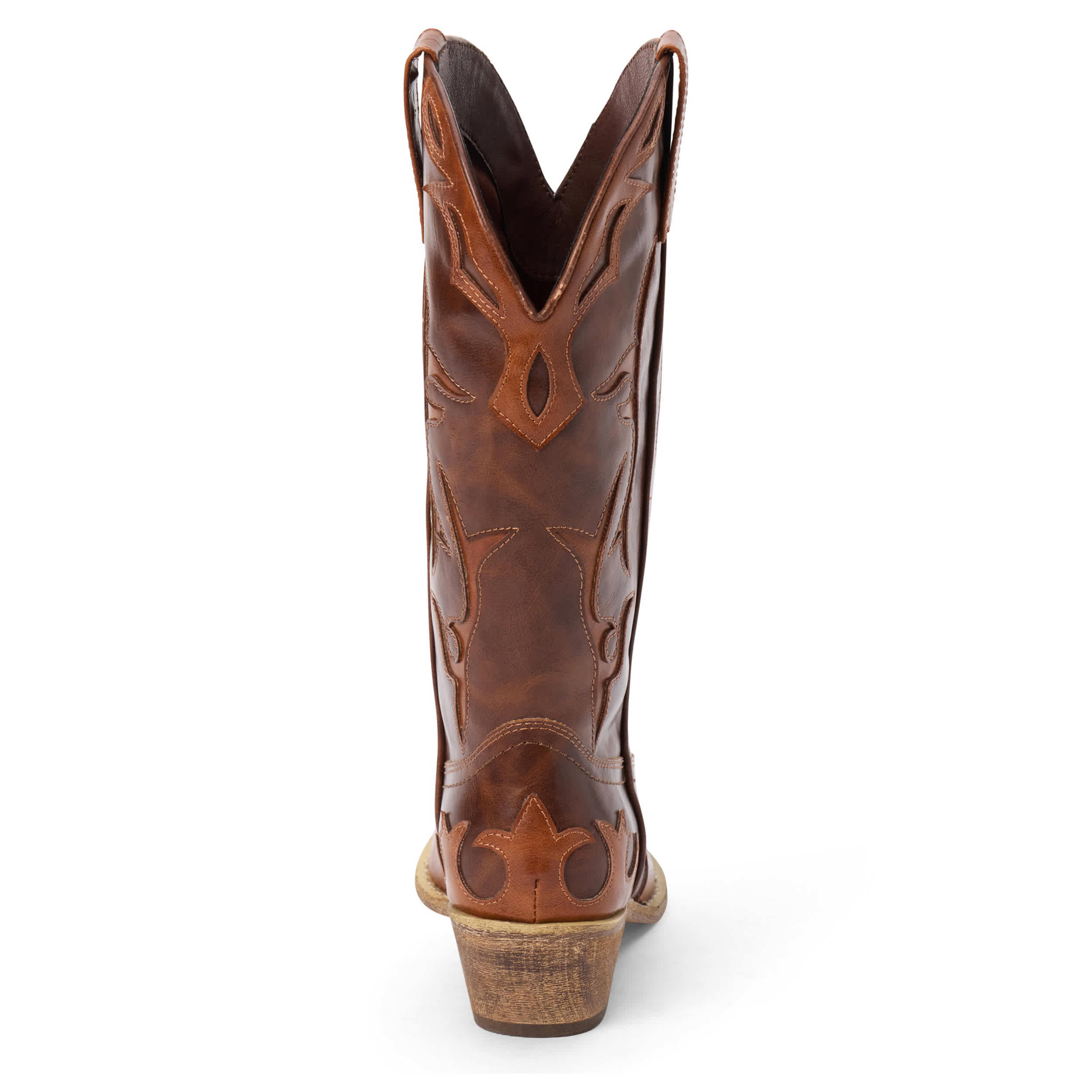 COCONUTS-WOMENS WYLIE WESTERN BOOT-BROWN & BRONZE