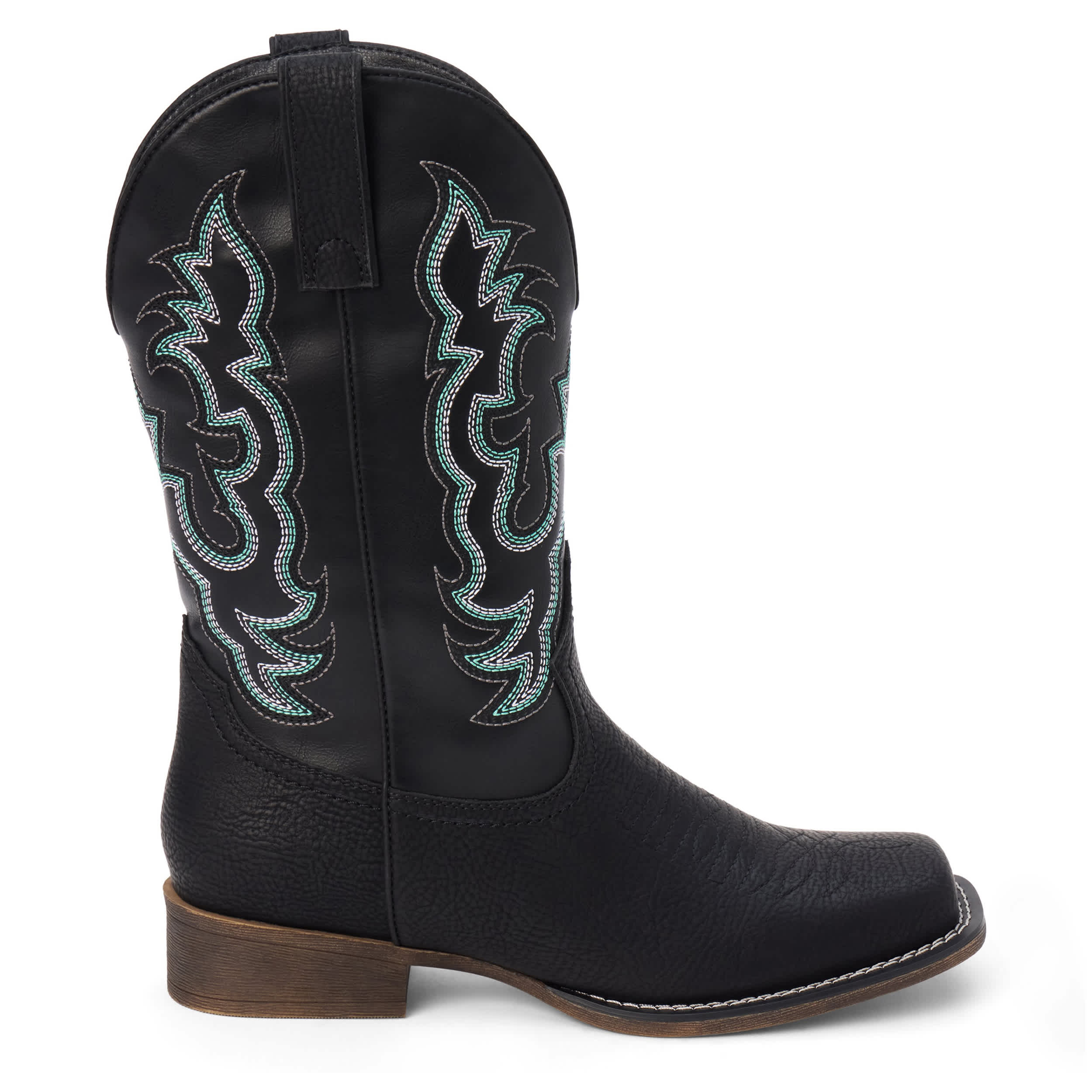 COCONUTS-WOMENS ROWDY WESTERN BOOT-BLACK & 