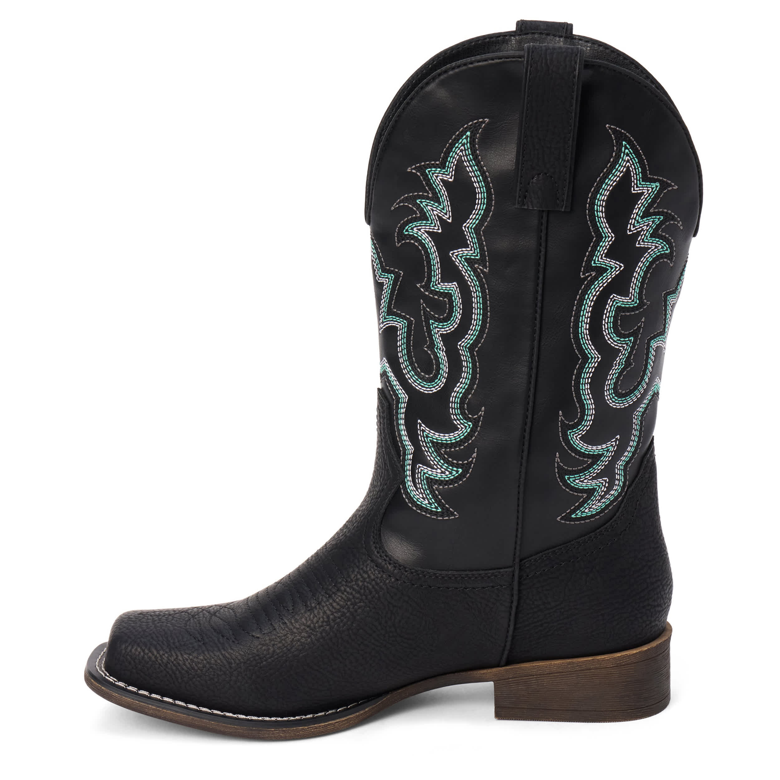 COCONUTS-WOMENS ROWDY WESTERN BOOT-BLACK & 