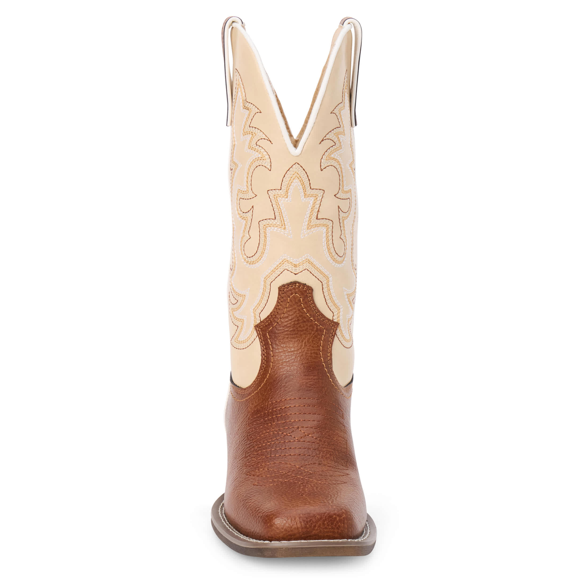 COCONUTS-WOMENS ROWDY WESTERN BOOT-LATTE & COGNAC