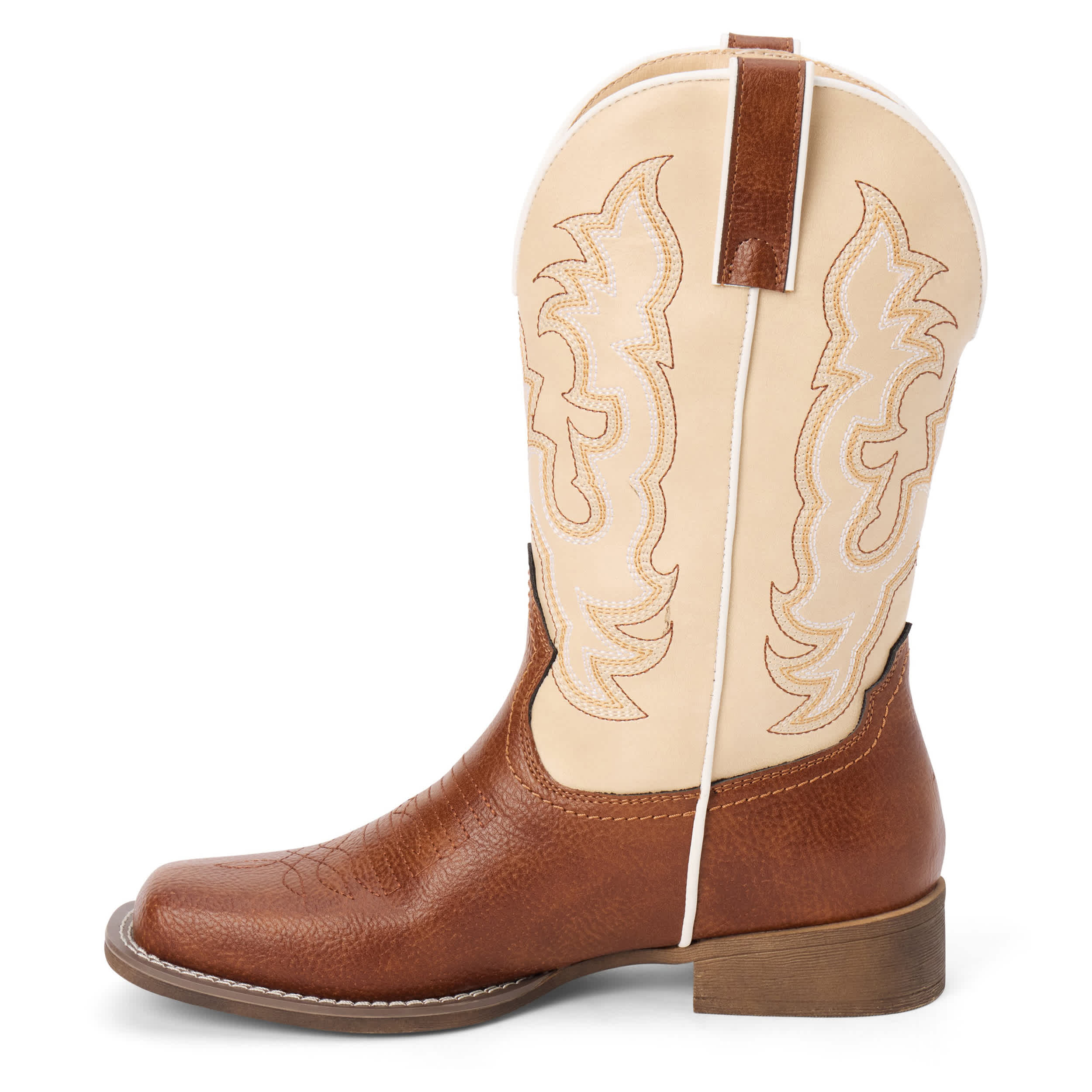 COCONUTS-WOMENS ROWDY WESTERN BOOT-LATTE & COGNAC