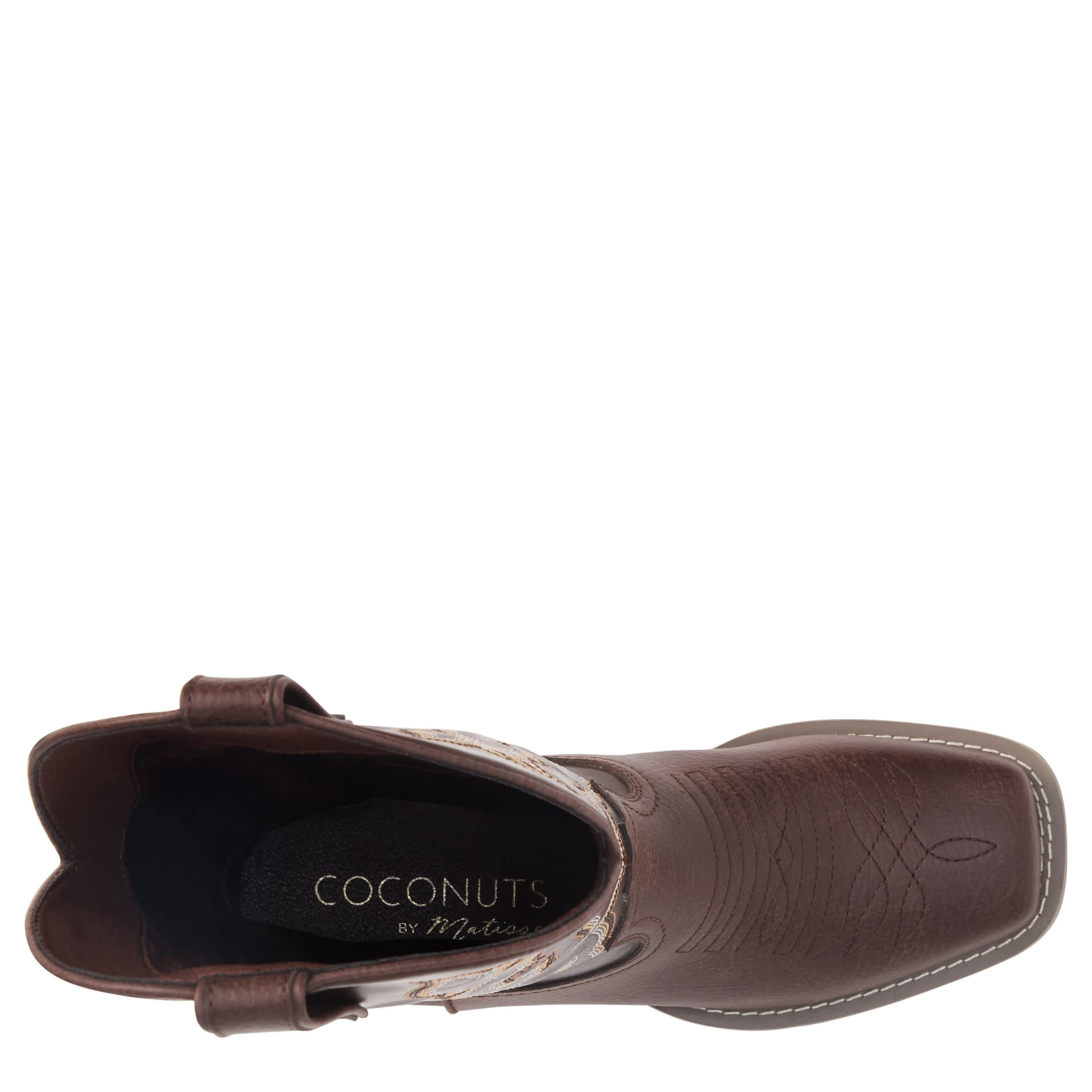 COCONUTS-WOMENS ROWDY WESTERN BOOT-ESPRESSO & 