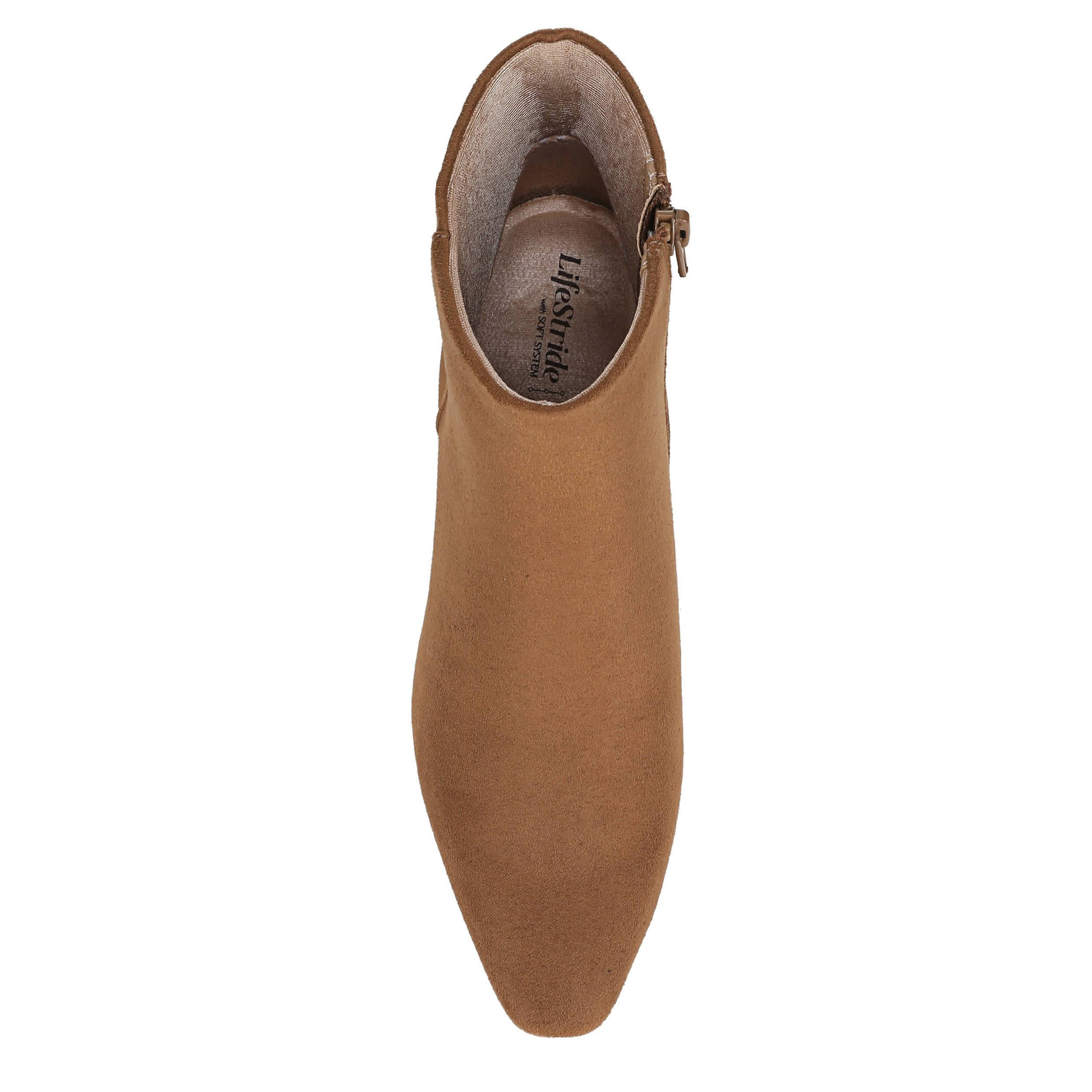 LIFESTRIDE-WOMENS FRESNO DRESS BOOT-CHESTNUT & 
