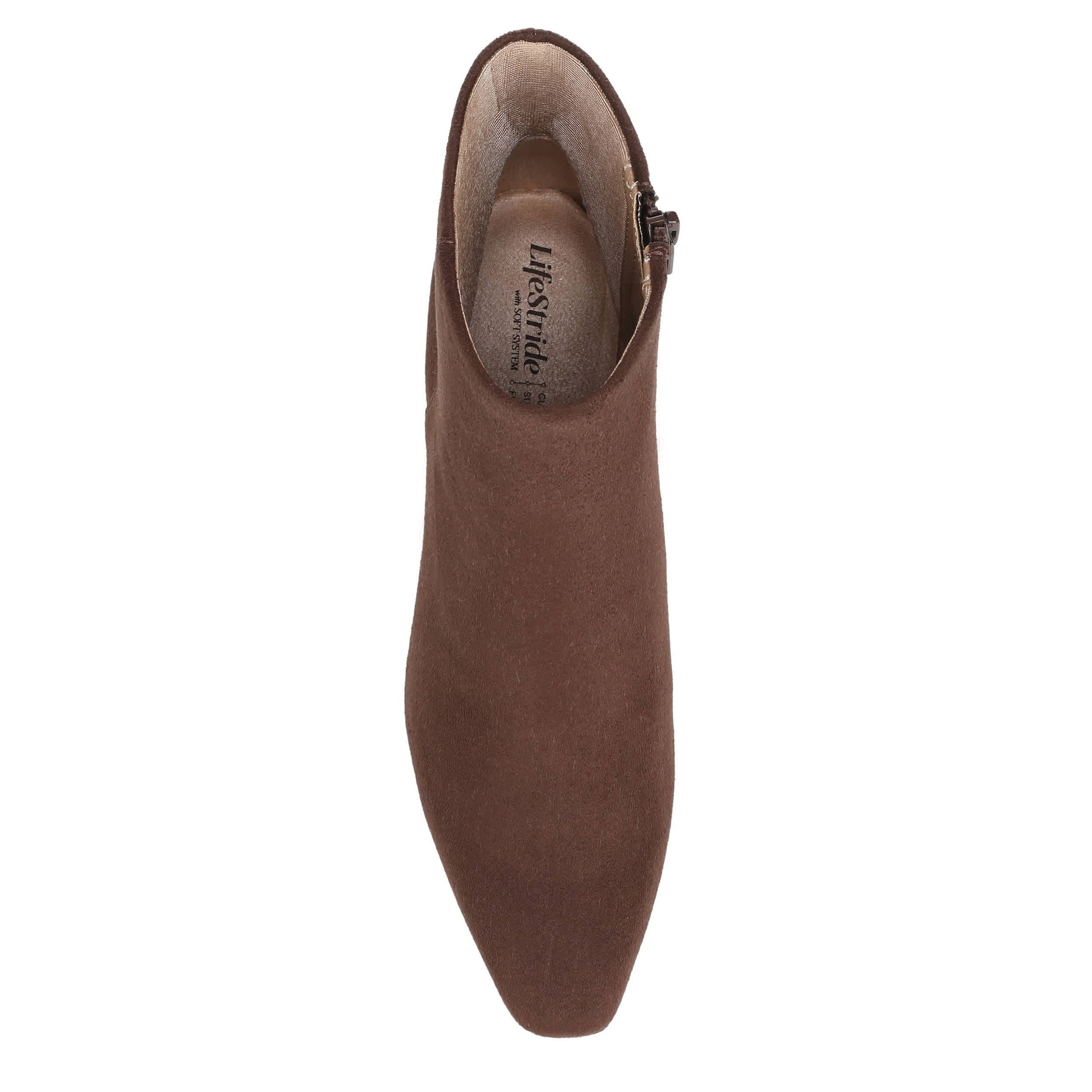 LIFESTRIDE-WOMENS FRESNO DRESS BOOT-BROWN & 