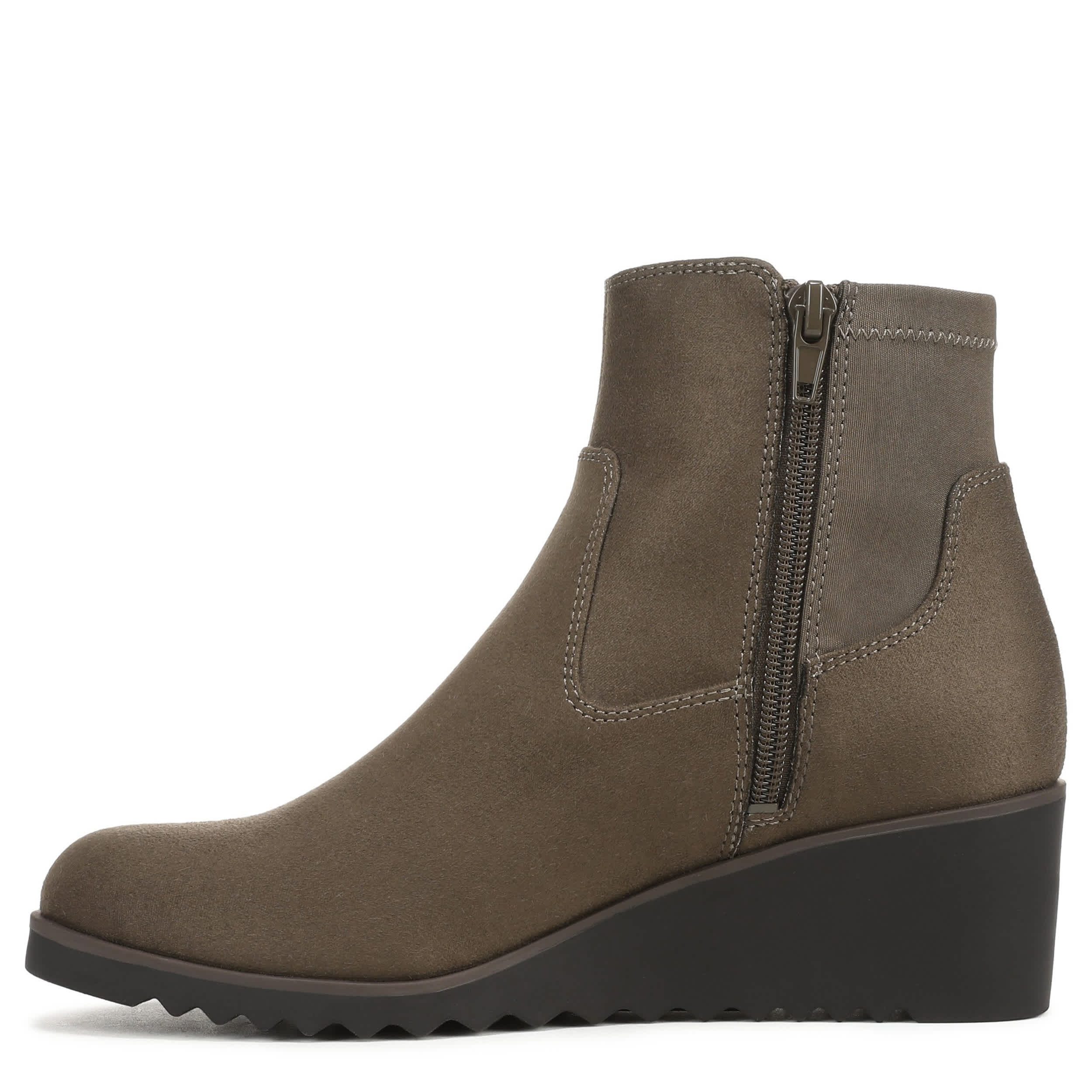 LIFESTRIDE-WOMENS ZIONNE WEDGE BOOT-DARK GREEN & 