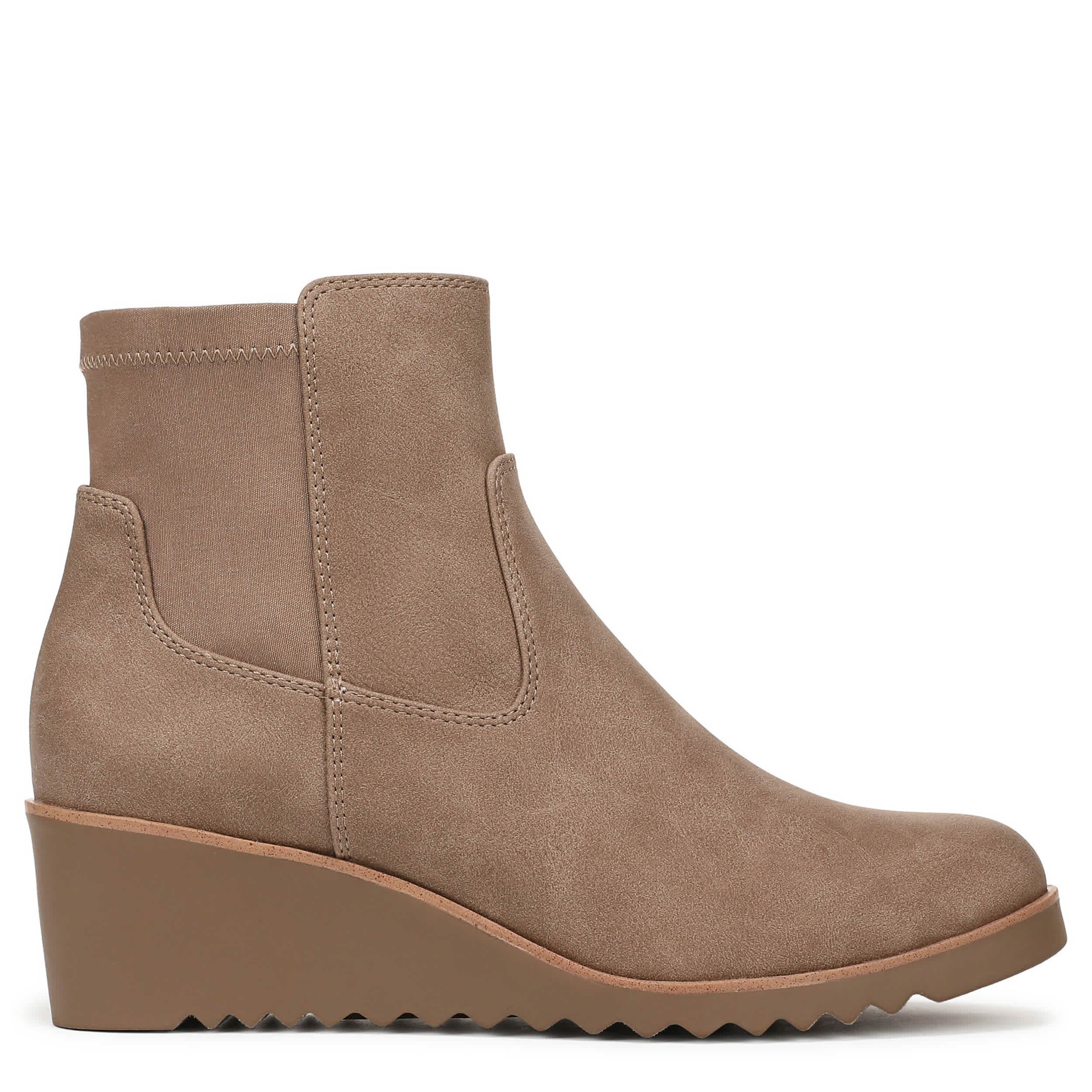 LIFESTRIDE-WOMENS ZIONNE WEDGE BOOT-WHEAT & TAN