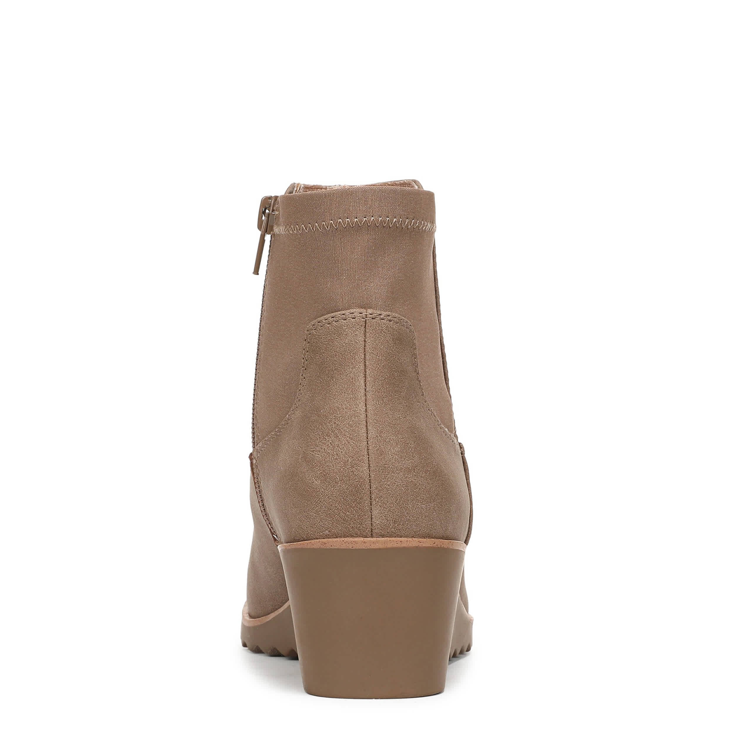 LIFESTRIDE-WOMENS ZIONNE WEDGE BOOT-WHEAT & TAN