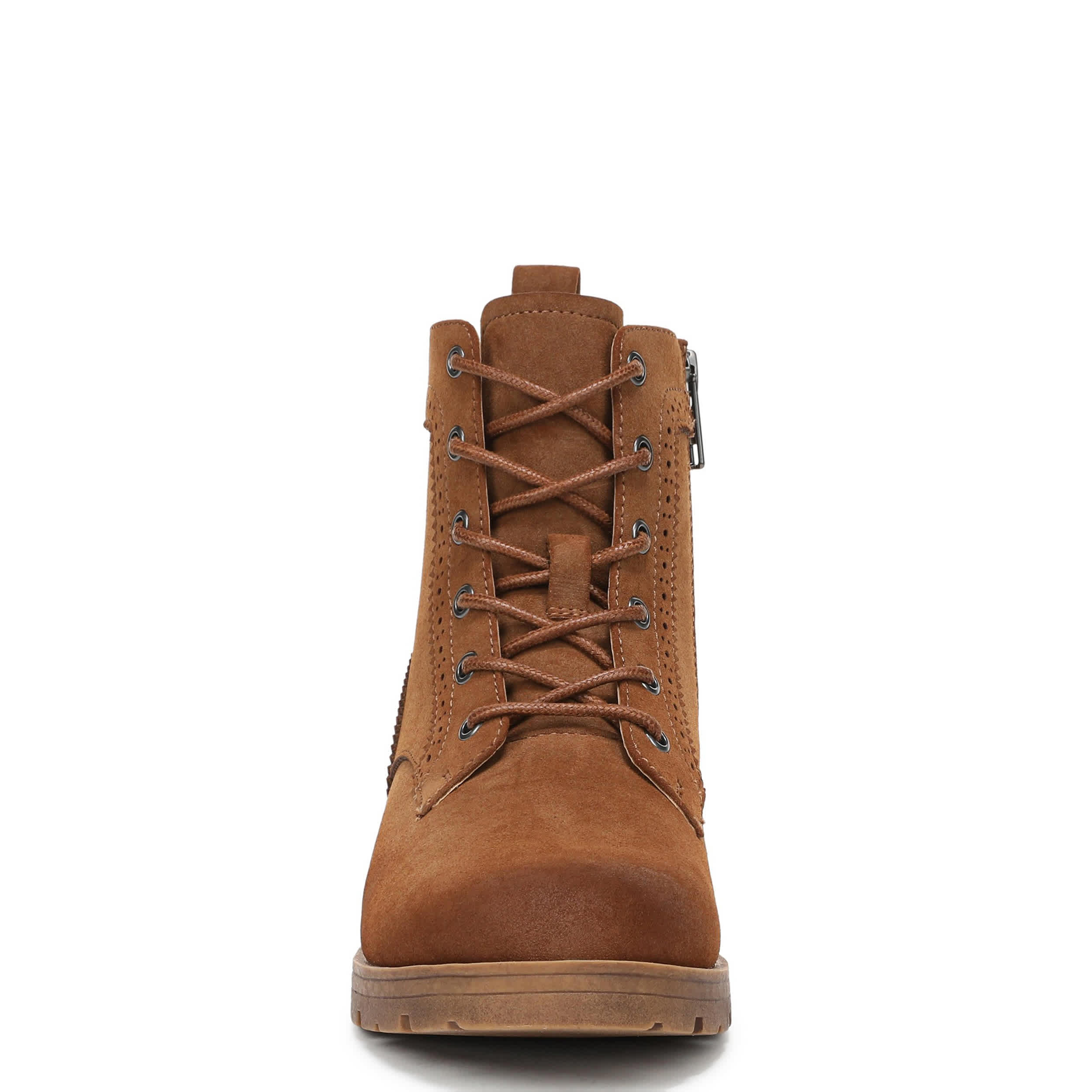LIFESTRIDE-WOMENS LENA COMBAT BOOT-DARK TAN & 