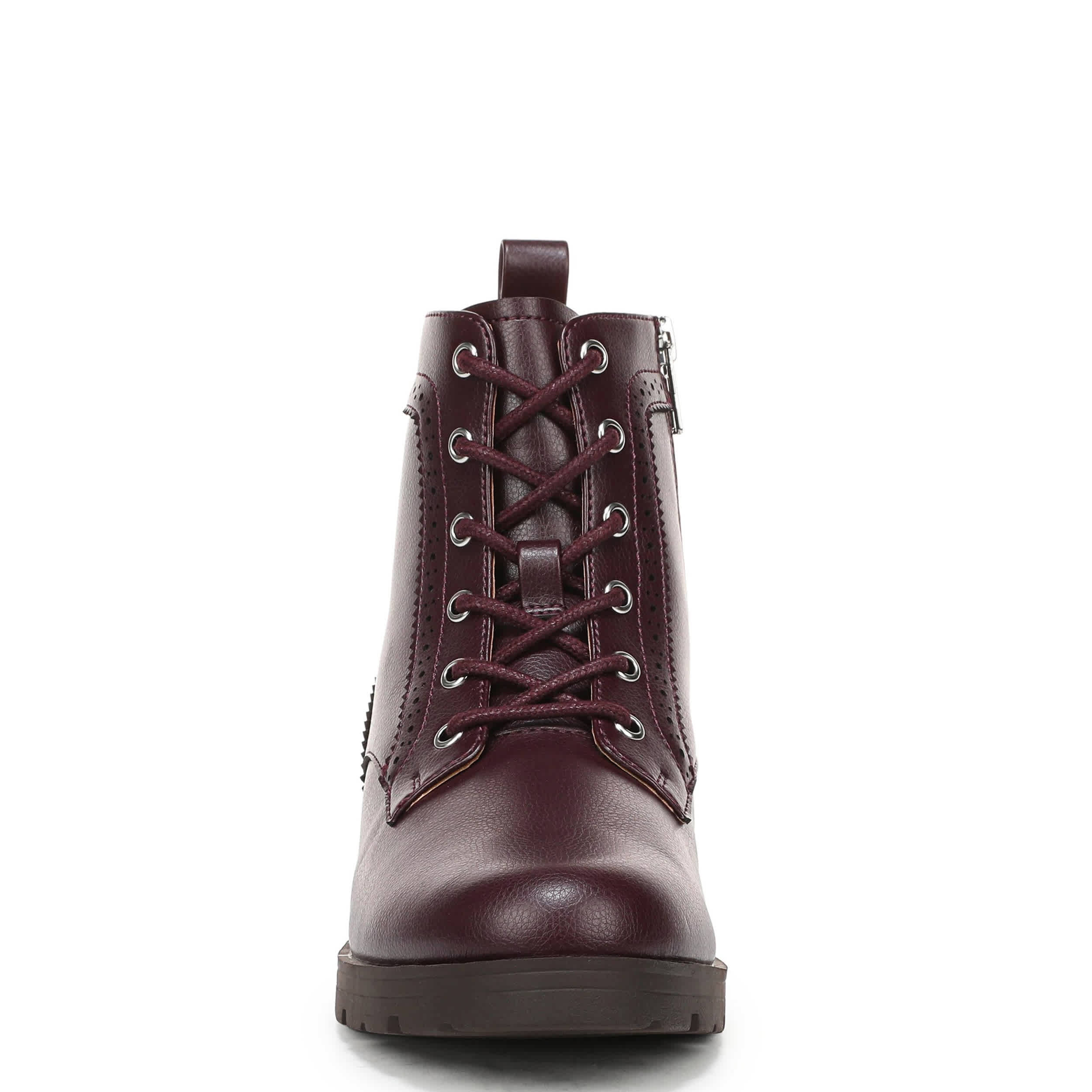 LIFESTRIDE-WOMENS LENA COMBAT BOOT-CHOCOLATE & 