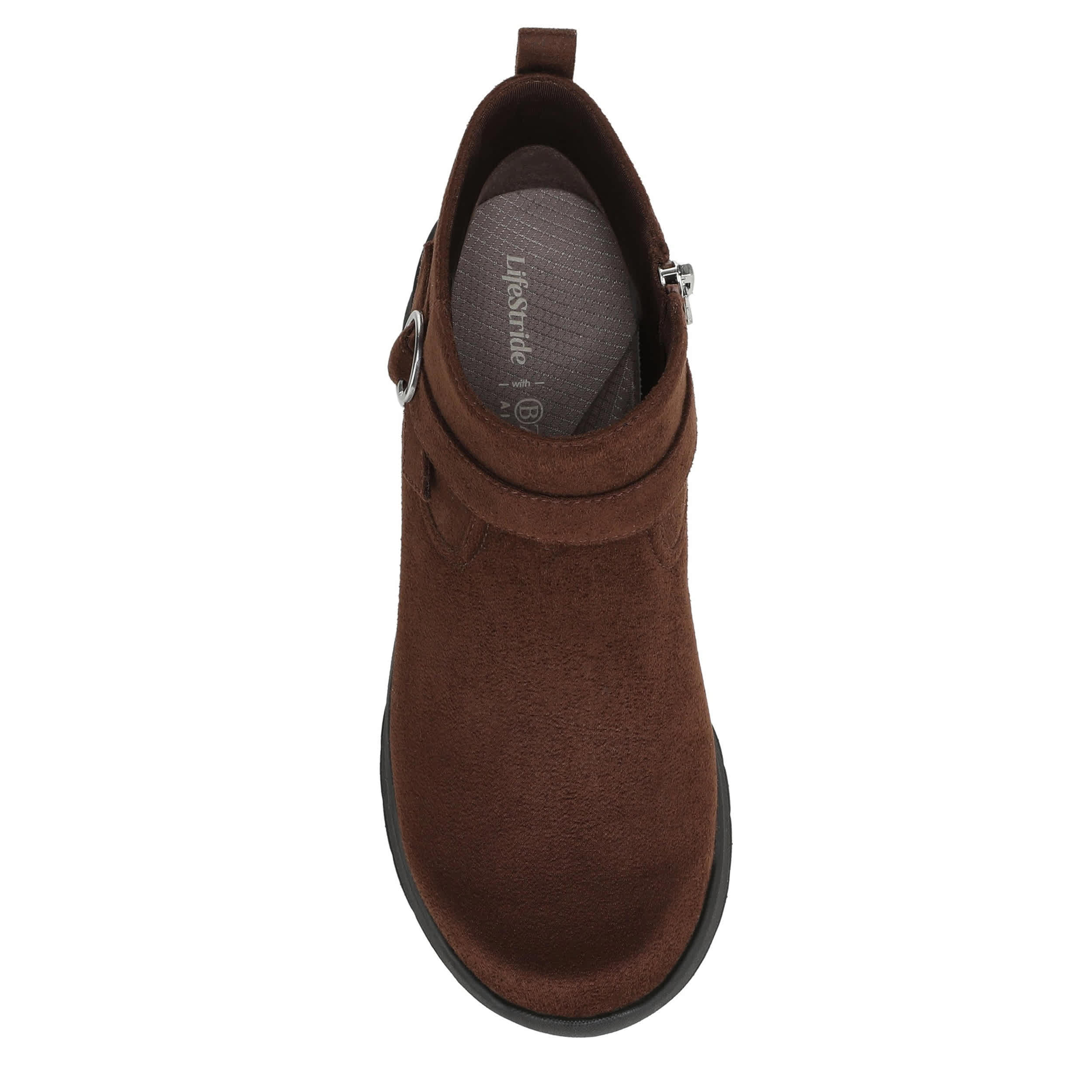LIFESTRIDE-WOMENS GUILDER BOOT-DARK BROWN & 