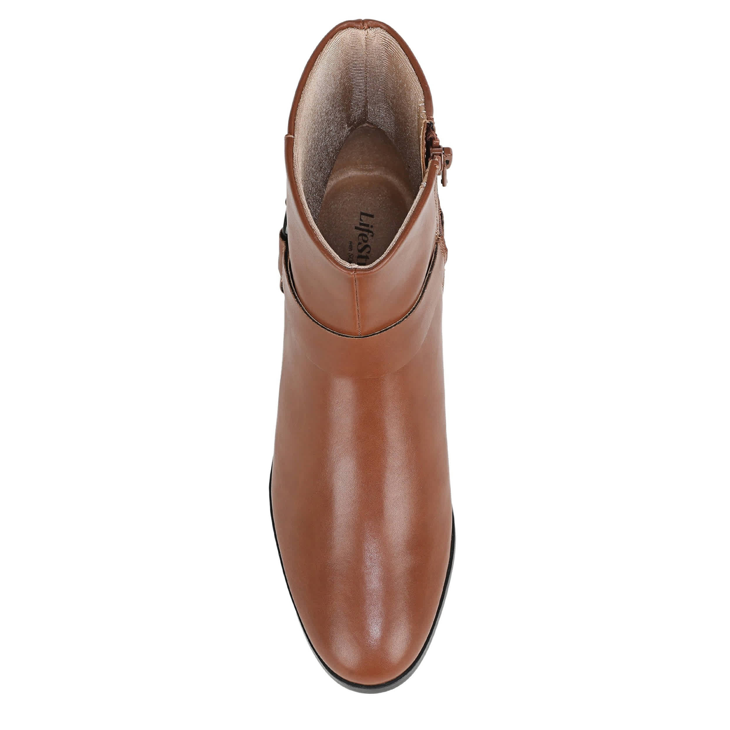 LIFESTRIDE-WOMENS SIMONA CHELSEA BOOT-TAN & 