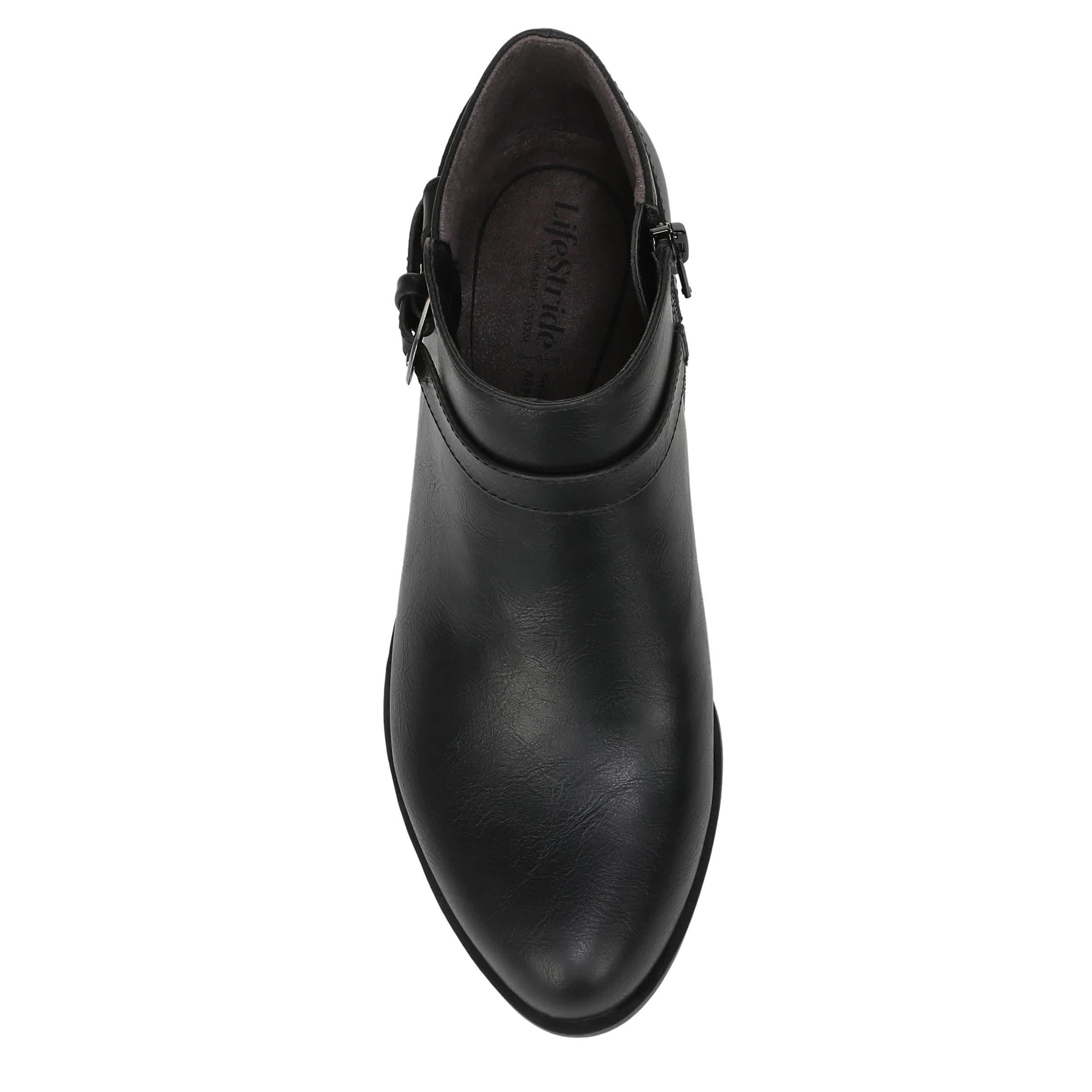 LIFESTRIDE-WOMENS ADA BOOTIE-BLACK & 