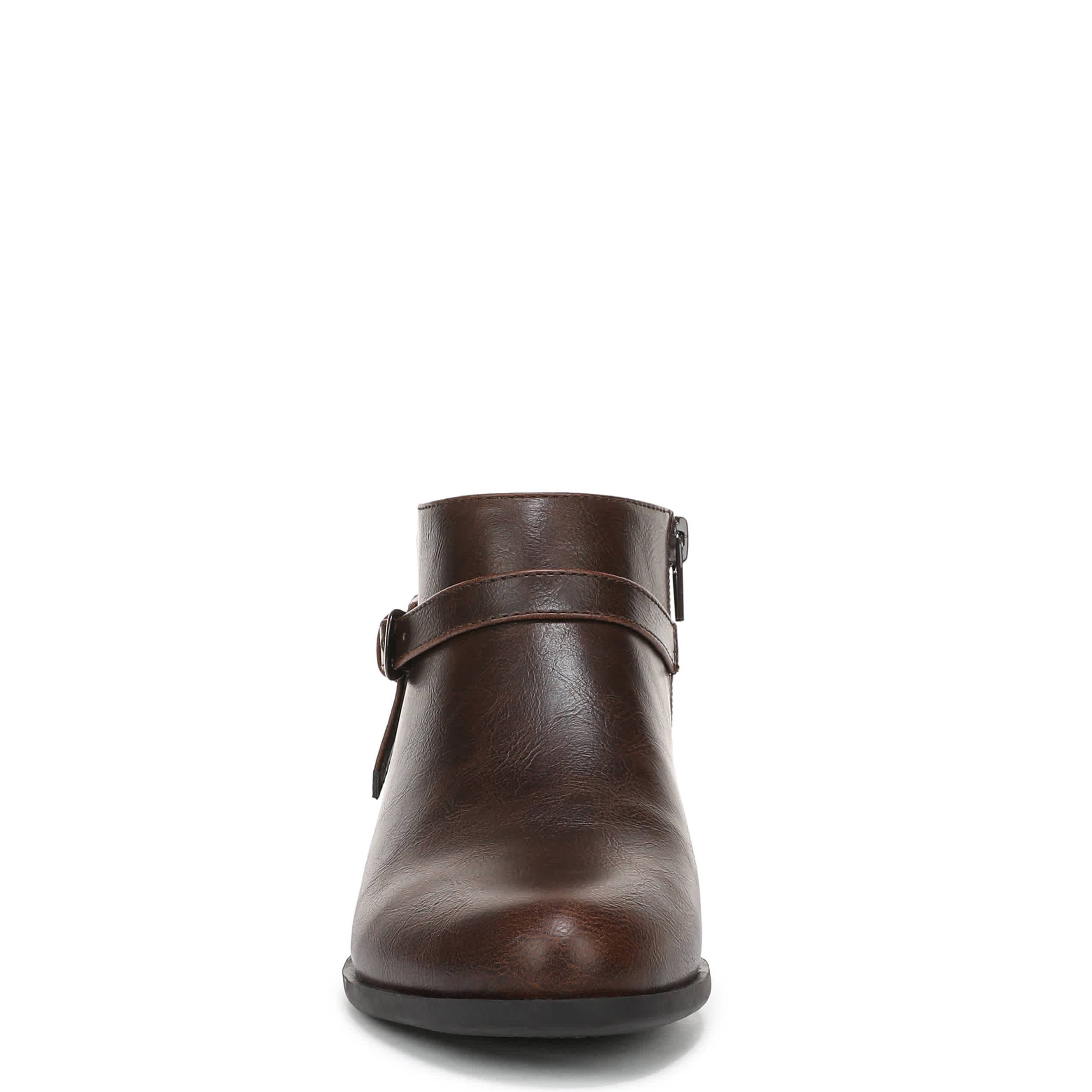 LIFESTRIDE-WOMENS ADA BOOTIE-DARK BROWN & 