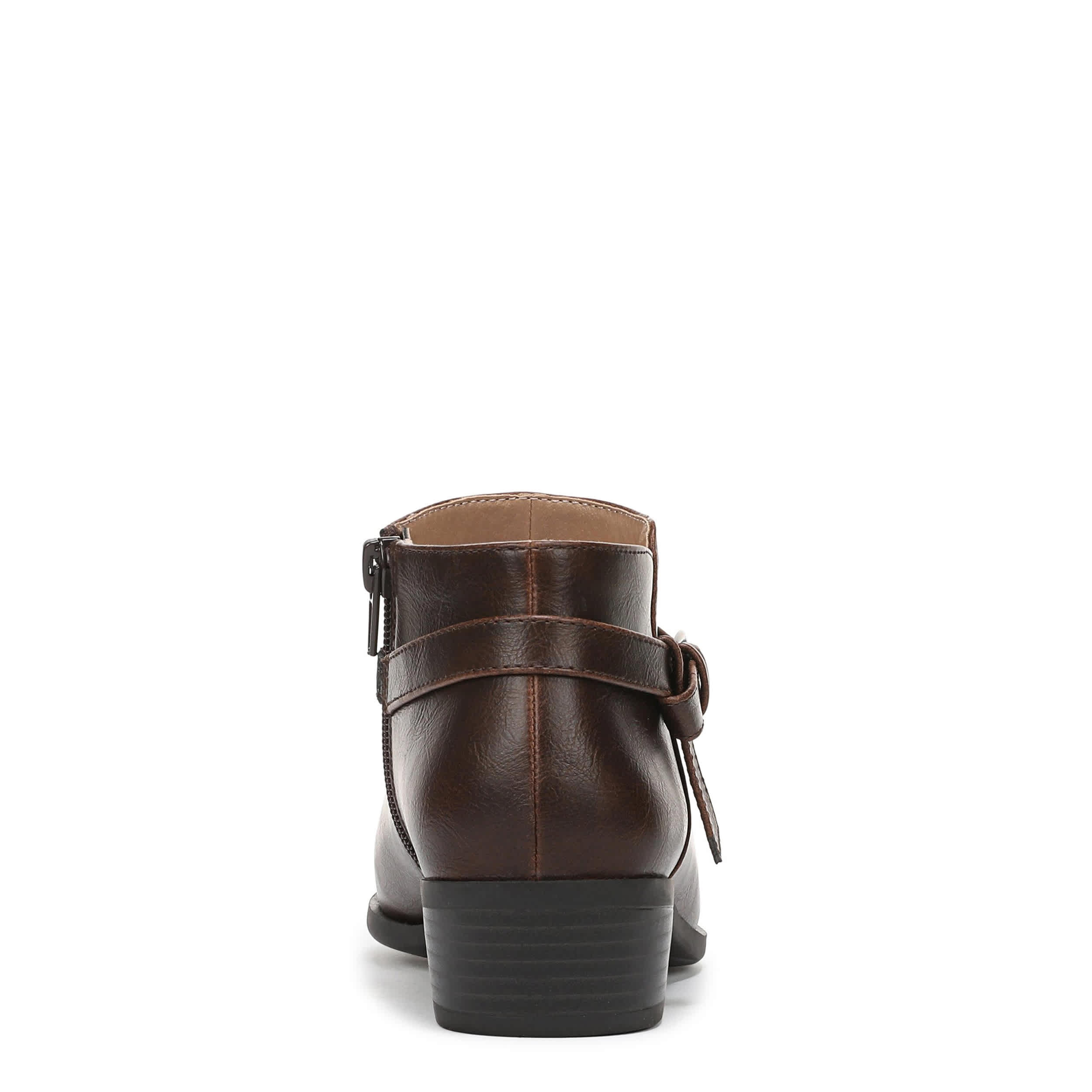 LIFESTRIDE-WOMENS ADA BOOTIE-DARK BROWN & 