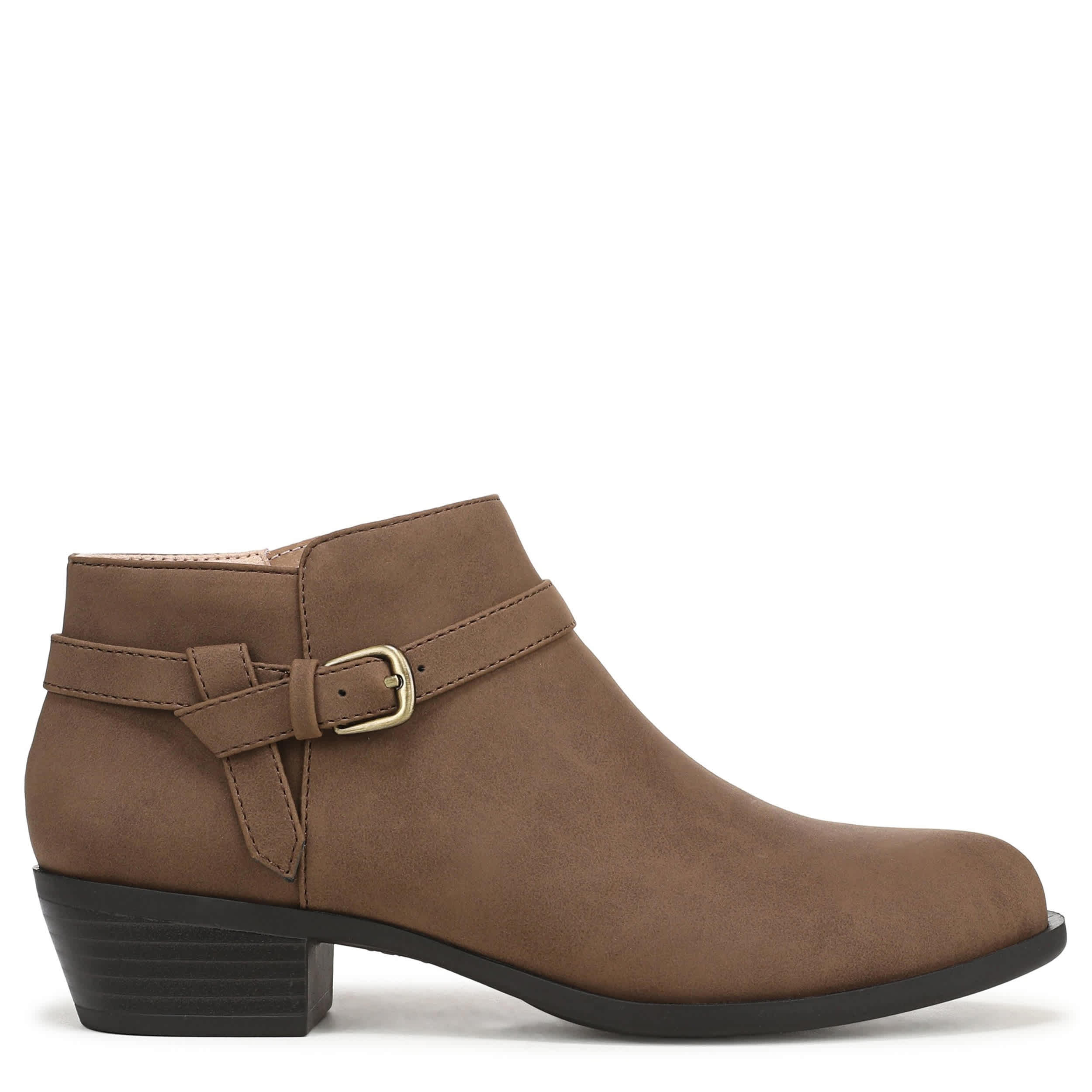 LIFESTRIDE-WOMENS ADA BOOTIE-DARK TAUPE & 