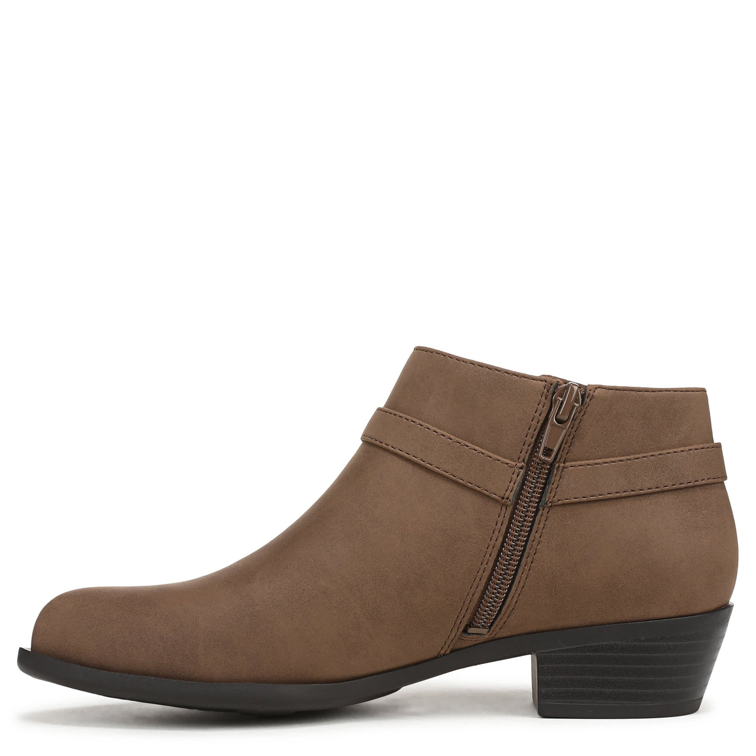 LIFESTRIDE-WOMENS ADA BOOTIE-DARK TAUPE & 