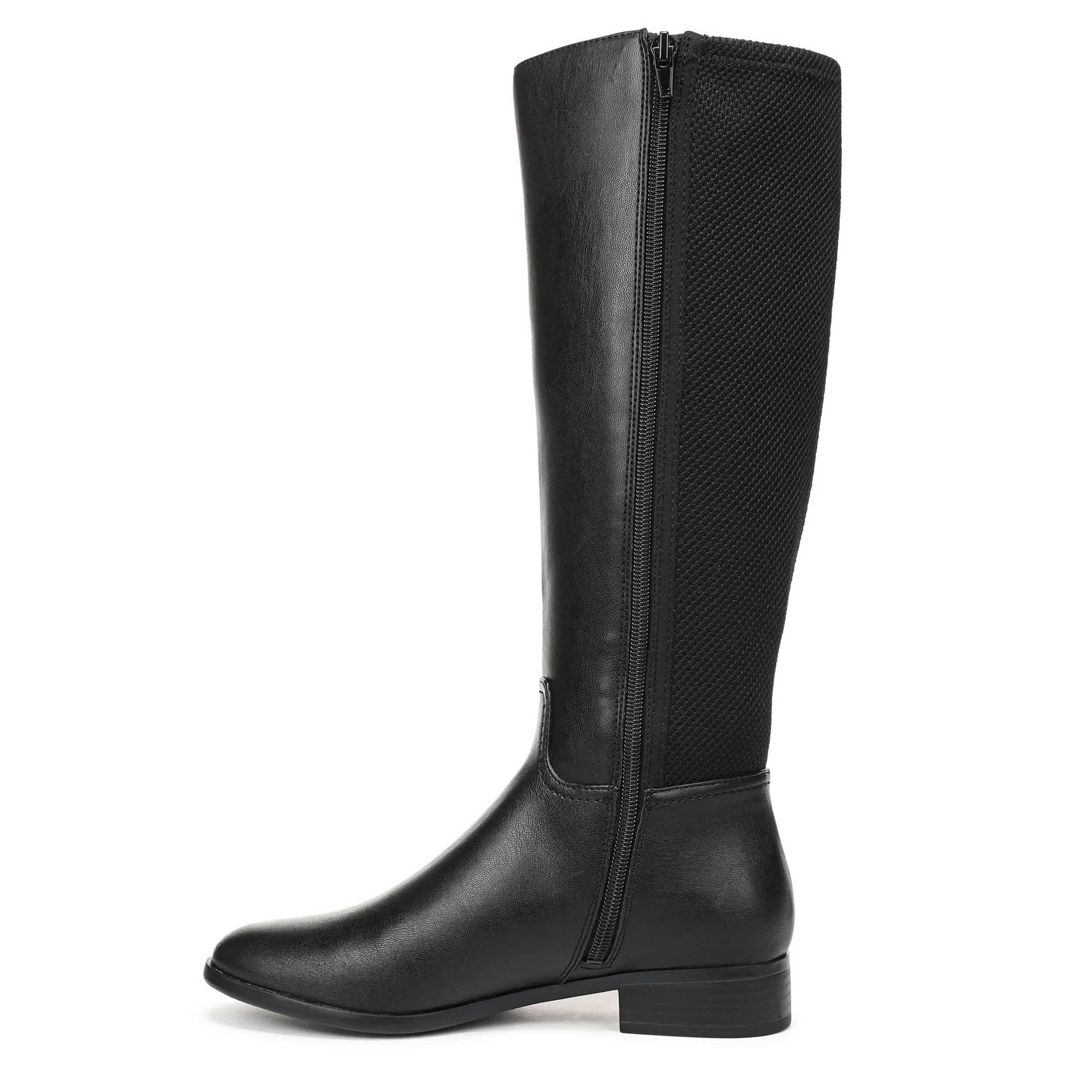 LIFESTRIDE-WOMENS SARAH TALL WIDE SHAFT BOOT-BLACK & 