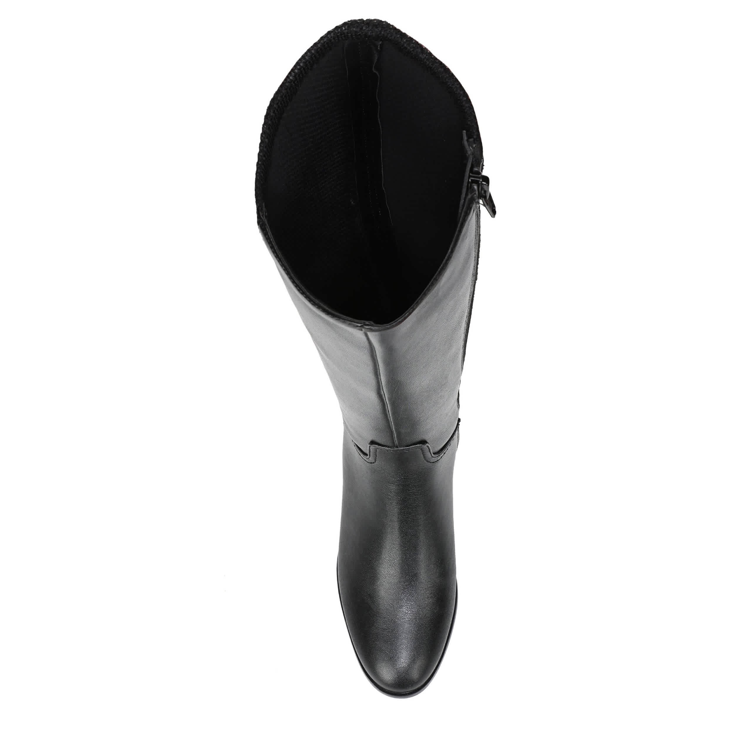 LIFESTRIDE-WOMENS SARAH TALL WIDE SHAFT BOOT-BLACK & 