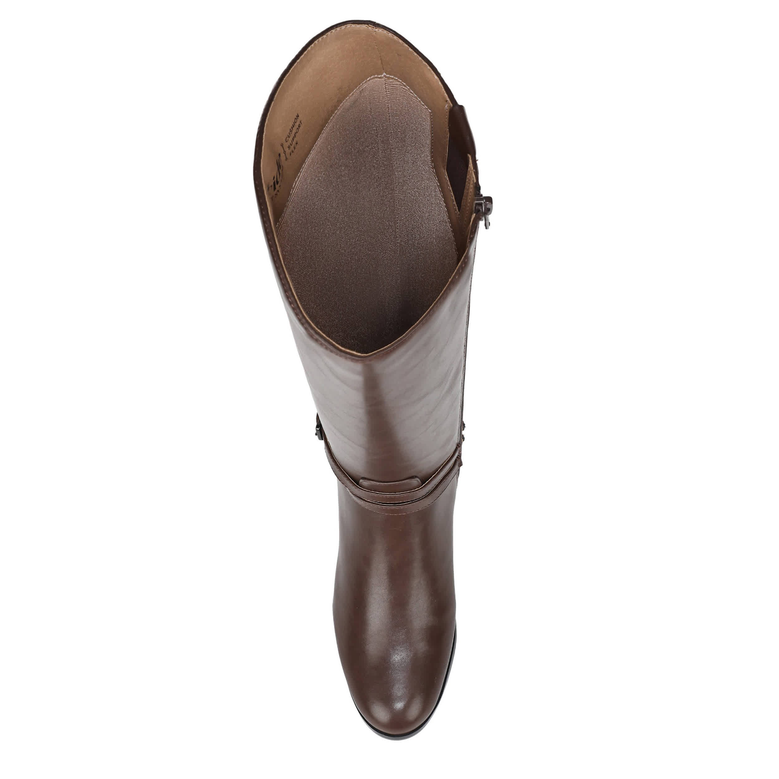 LIFESTRIDE-WOMENS SCOUT TALL BOOT-DARK BROWN & 